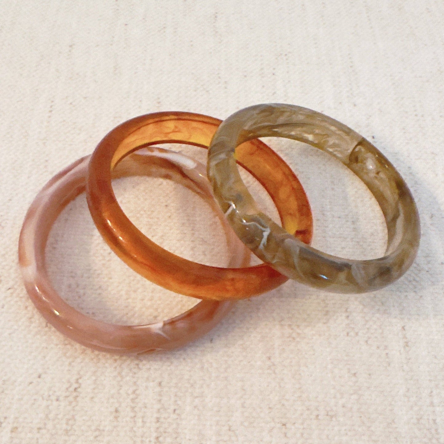 Ellison+Young | Natural Tones Bold Resin Bangle Set