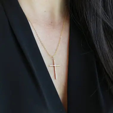 Laalee Jewelry - Gold Cross Necklace