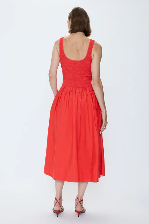 Pistola | Alessia Smocked Drop Waist Dress