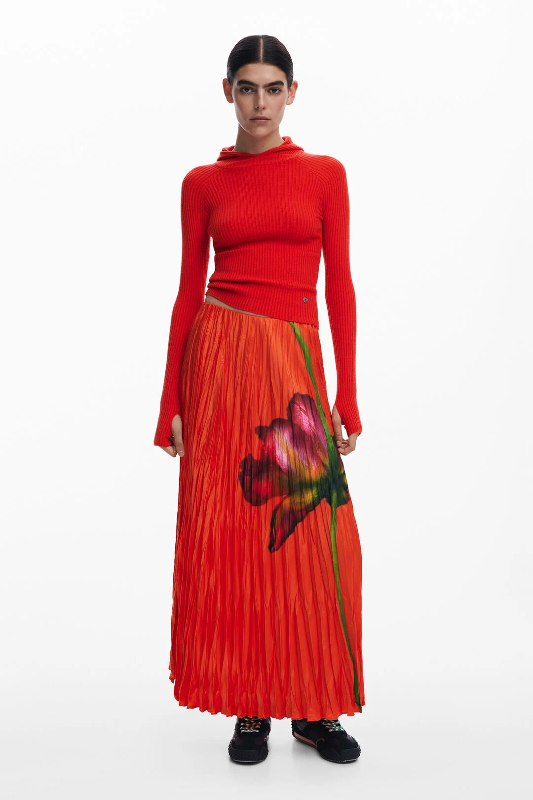 Desigual | Floral Texture Skirt
