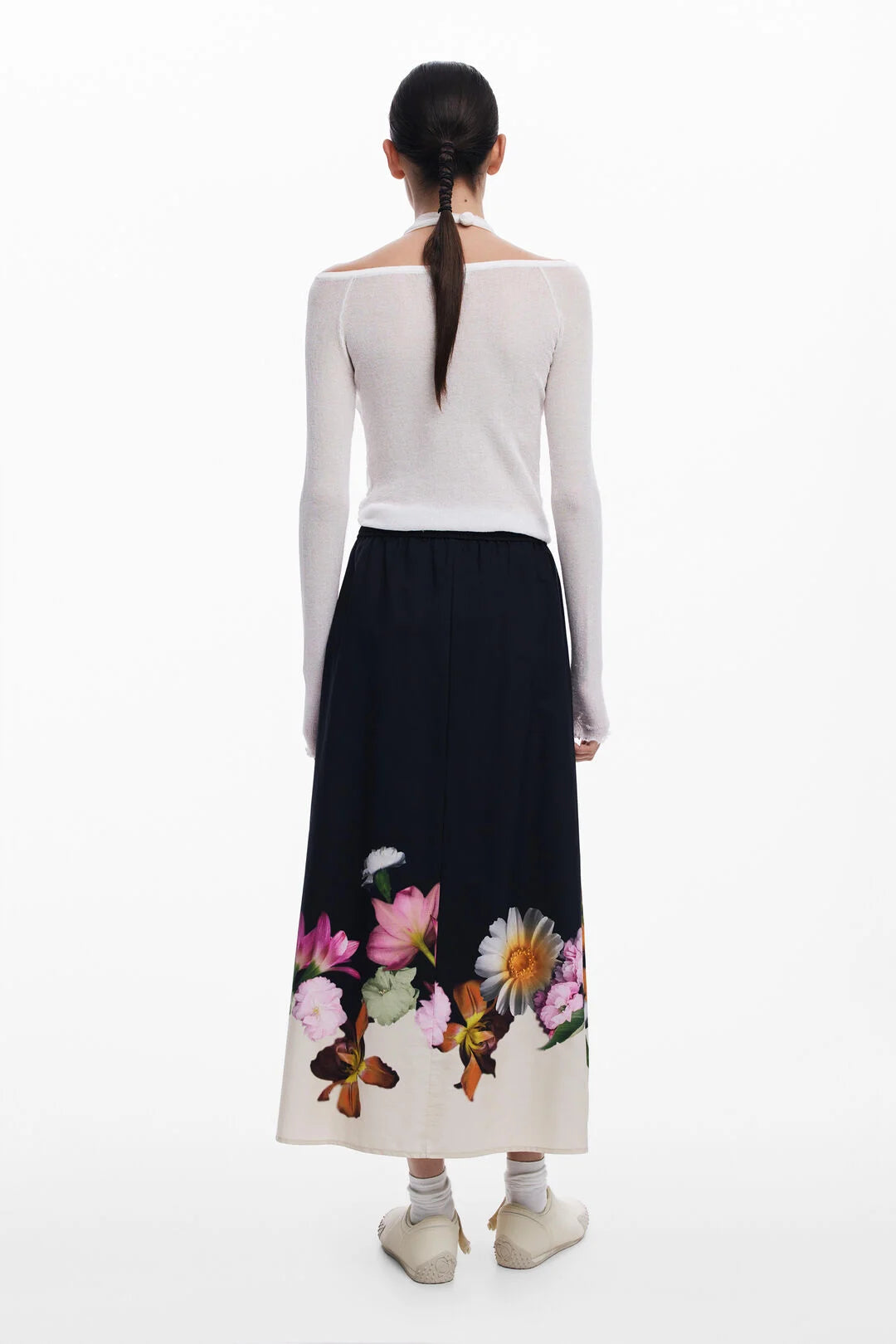 Desigual | Floral Midi Skirt