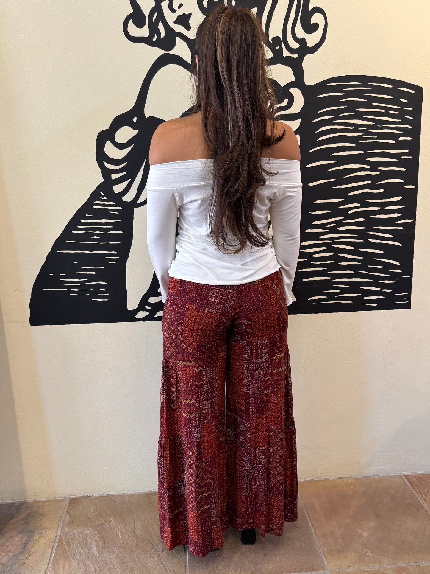 Bucko | Tiered Pants | Orange Wine