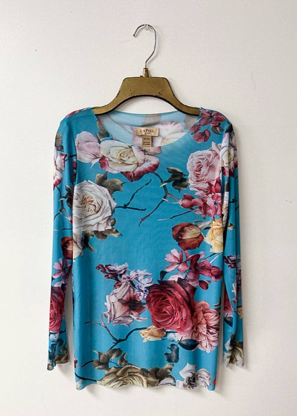 AMB Designs | Rose Chintz Sheer Top