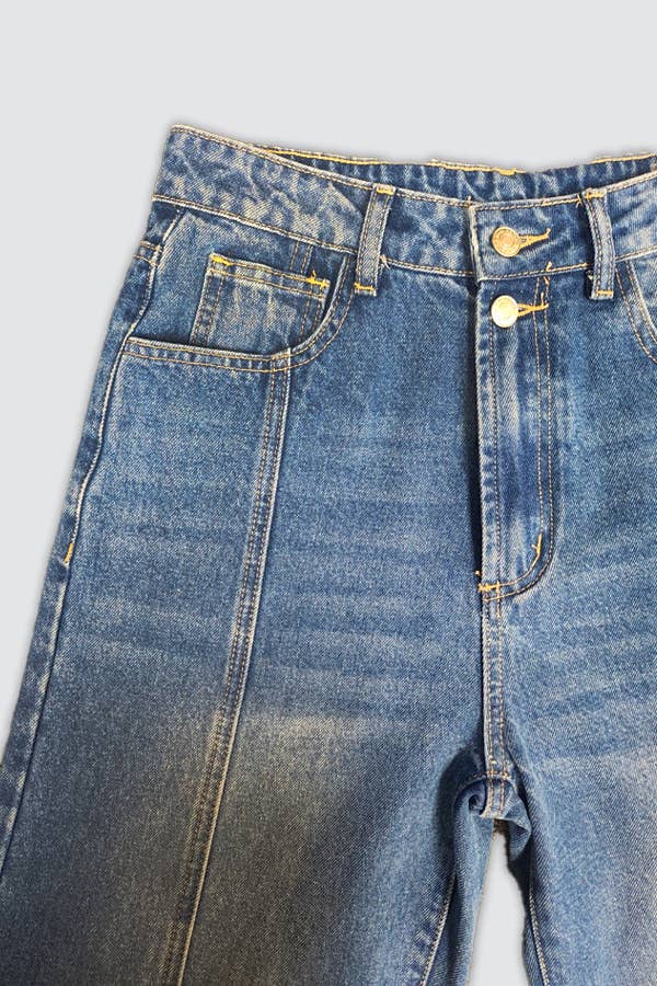 Aaron & Amber | Wide Leg Jeans