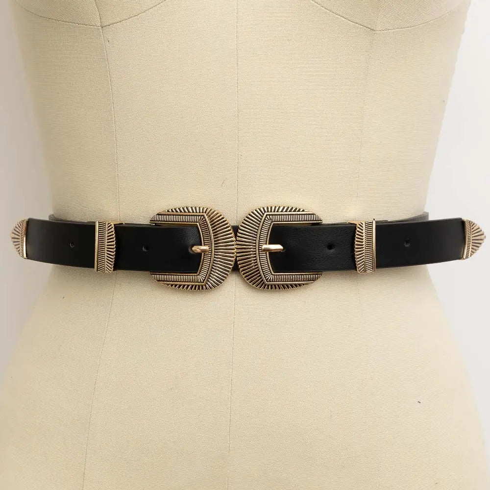 Leto | Double Buckle Belt
