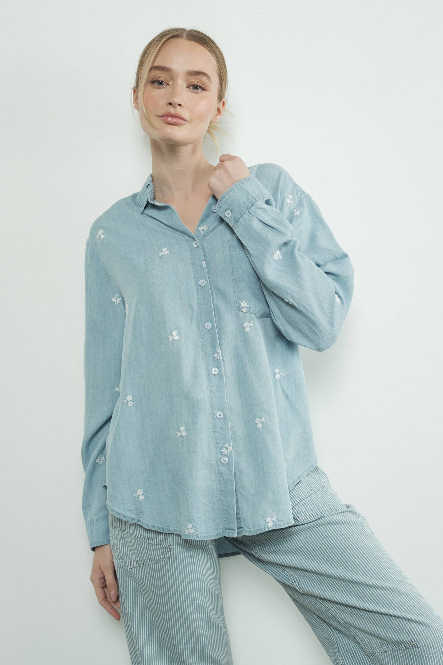 Aaron & Amber | Chambray Shirt