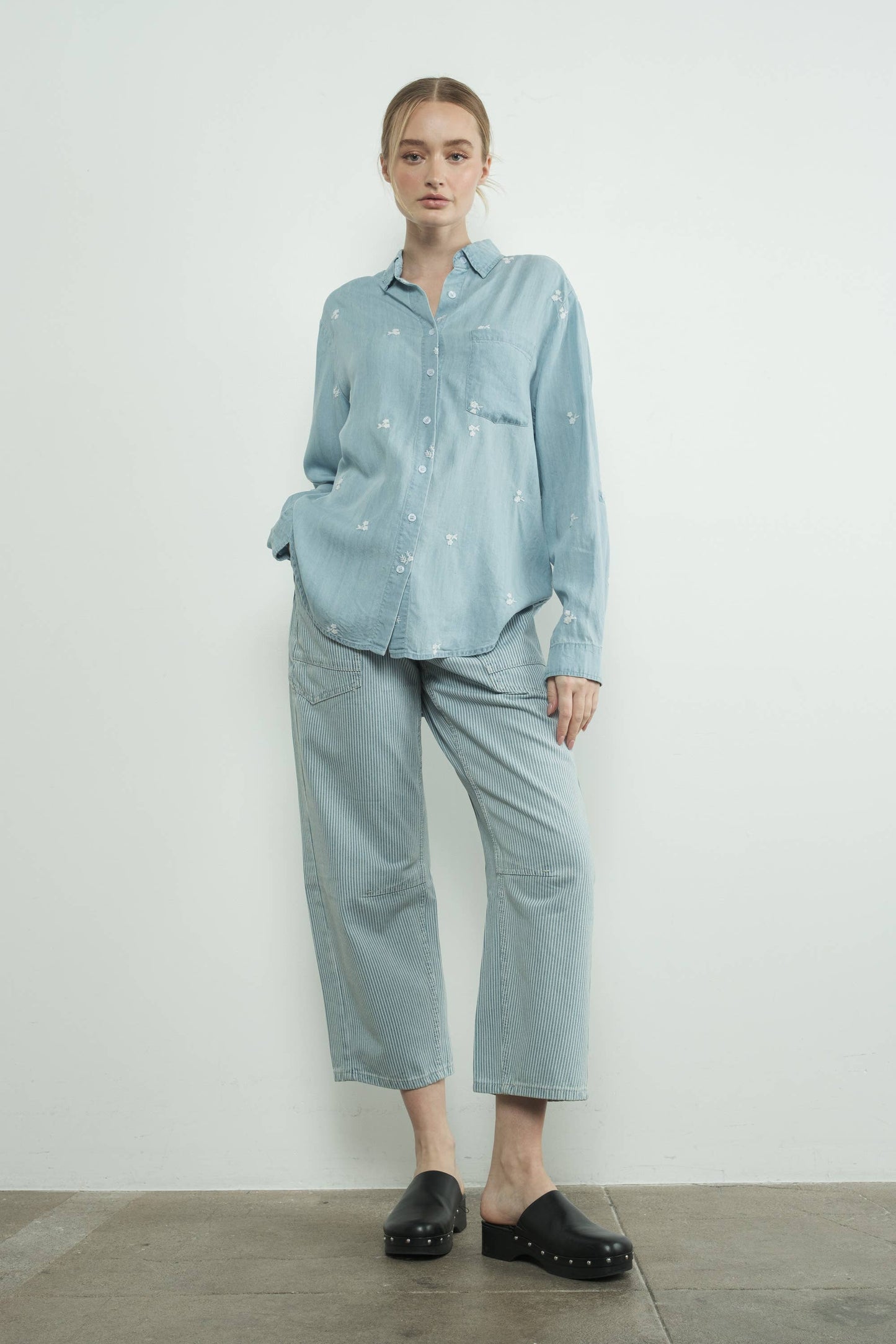 Aaron & Amber | Chambray Shirt