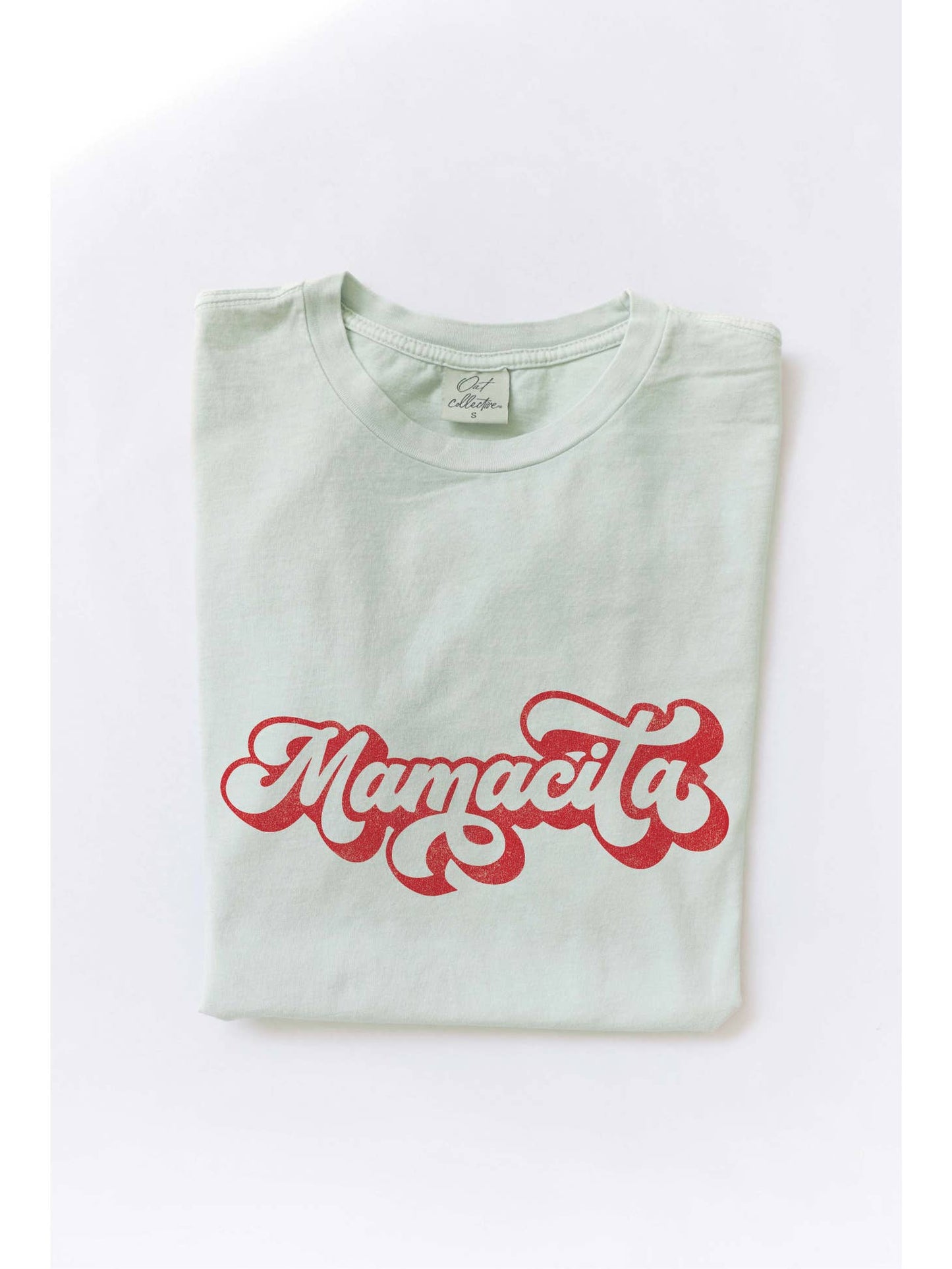 Oat Collective- Mamacita Mineral Tee- Sage
