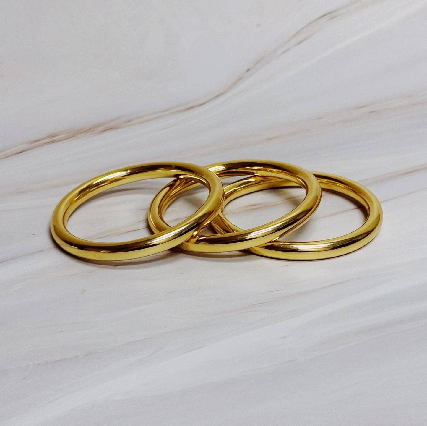 Ellison+Young | Golden Stack Luxe Bangle Set