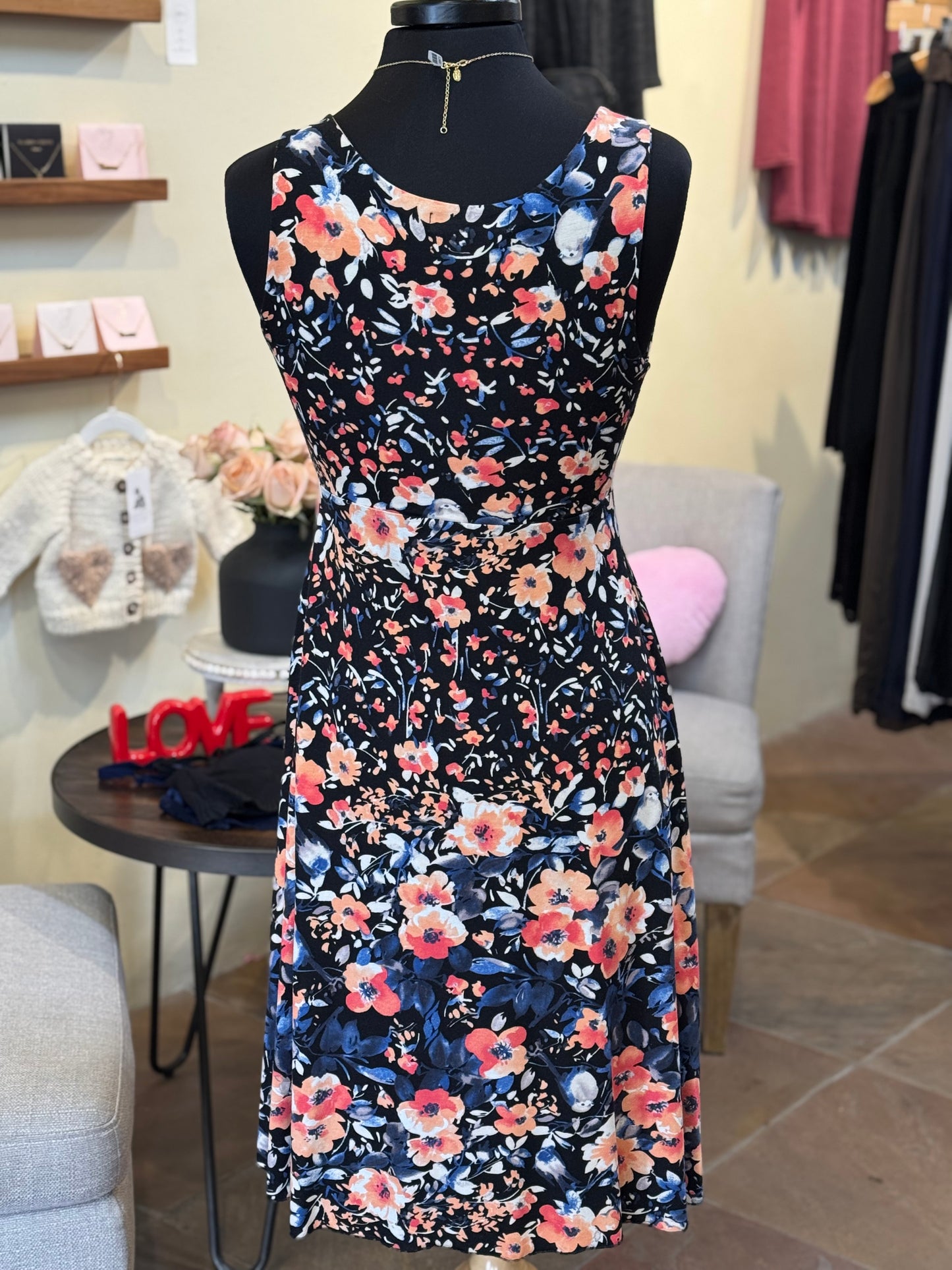 Bucko | Luisa Dress | Black Border Print