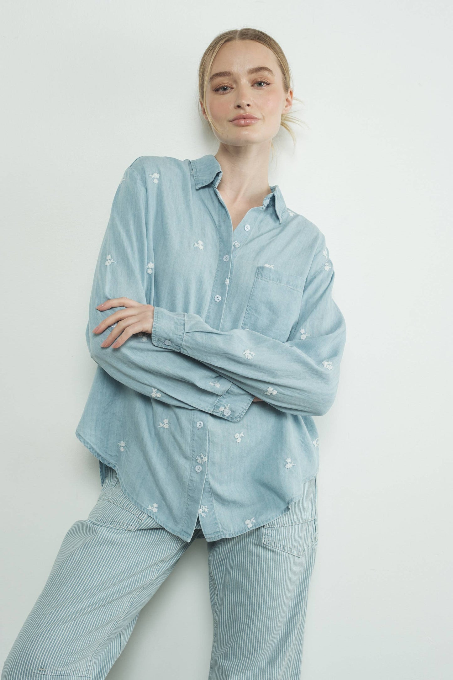 Aaron & Amber | Chambray Shirt