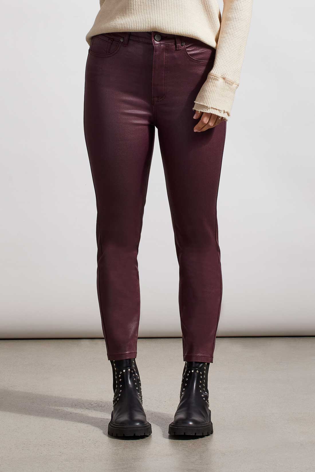 Tribal | Slim Coated Pants