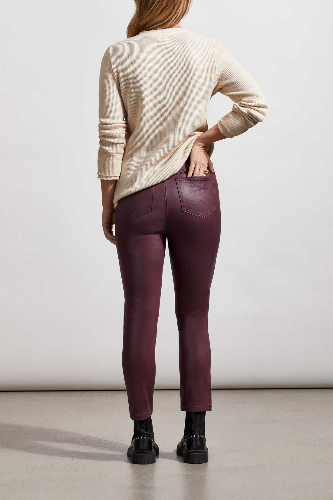 Tribal | Slim Coated Pants