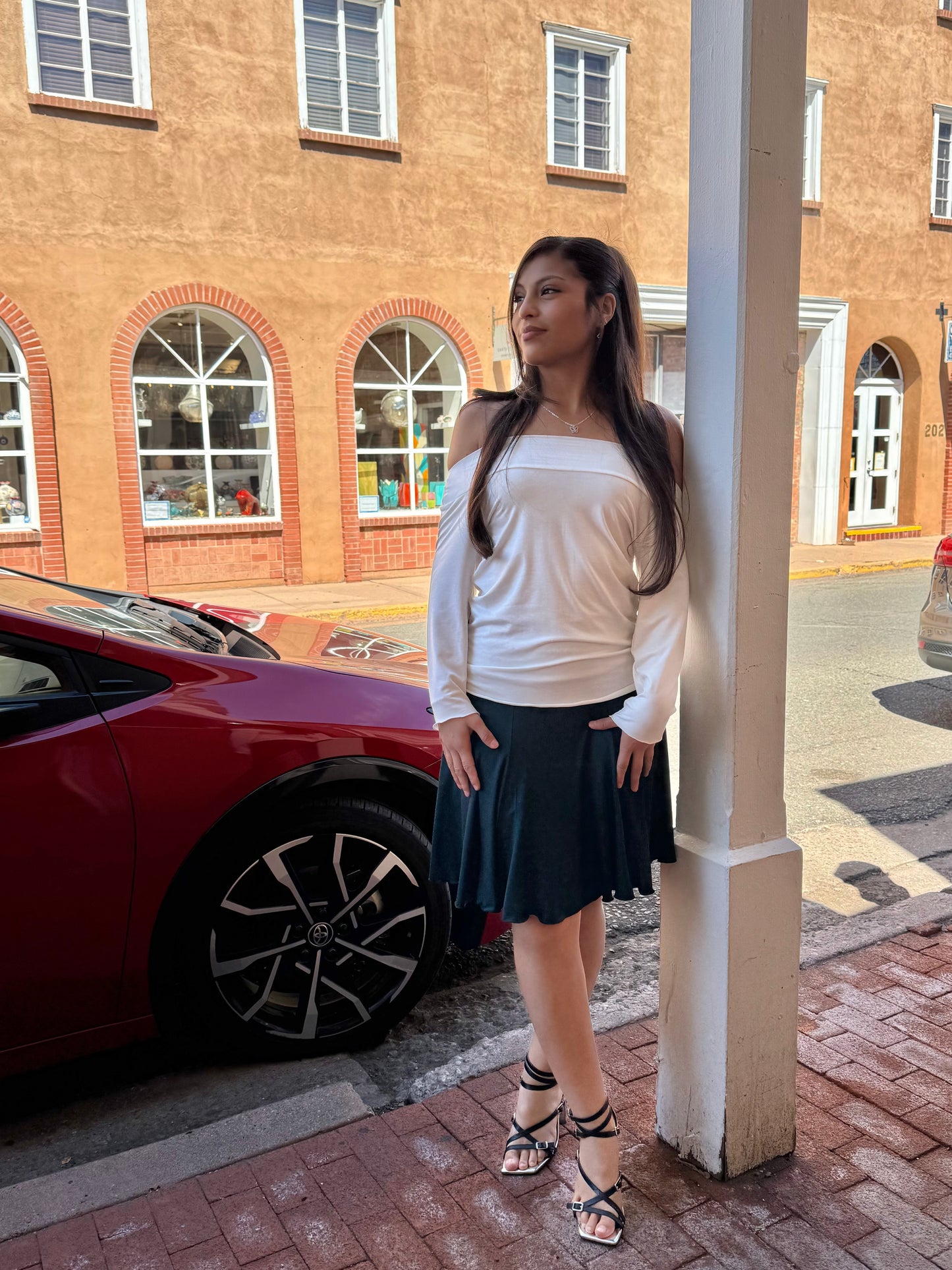 Bucko | Isabel Gore Skirt | Deep Teal