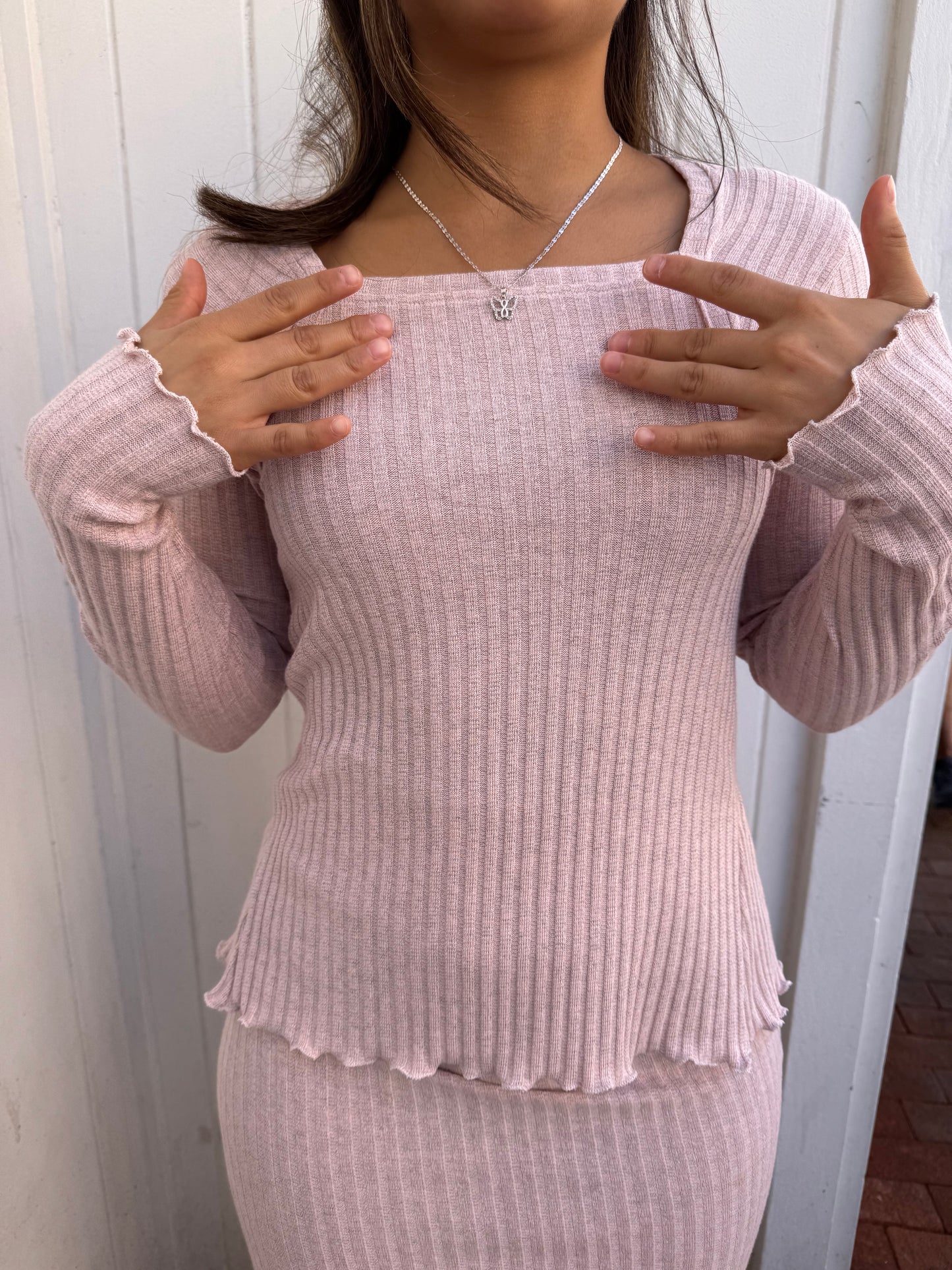 Bucko | Eileen Sweater | Pastel Pink