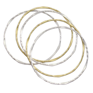 Marjorie Baer- Mixed Metal Bangles
