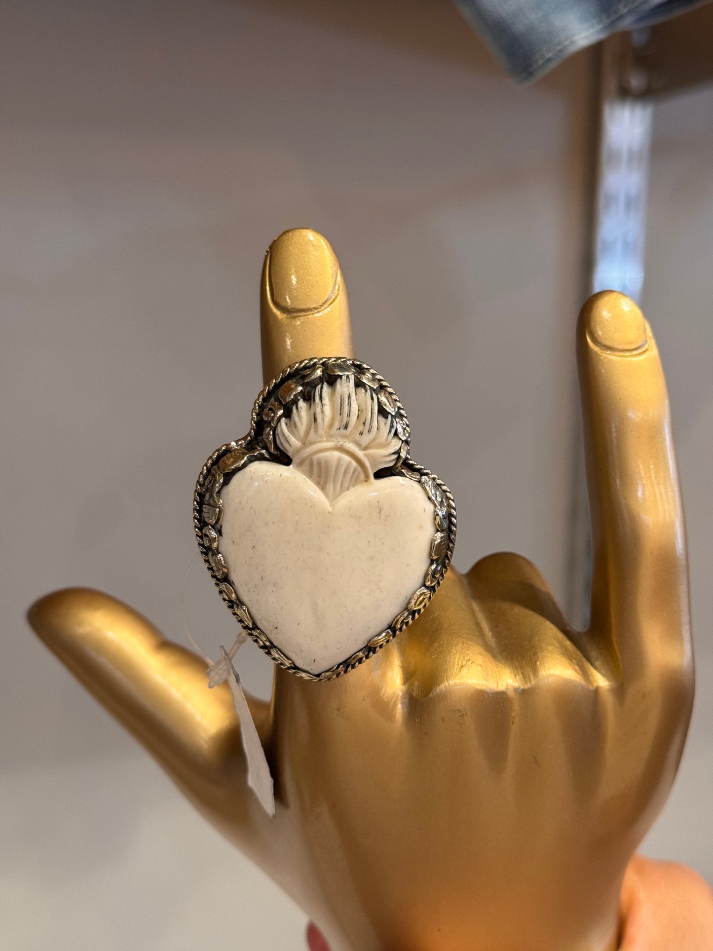 Tara Gasparian | Bone Heart Ring