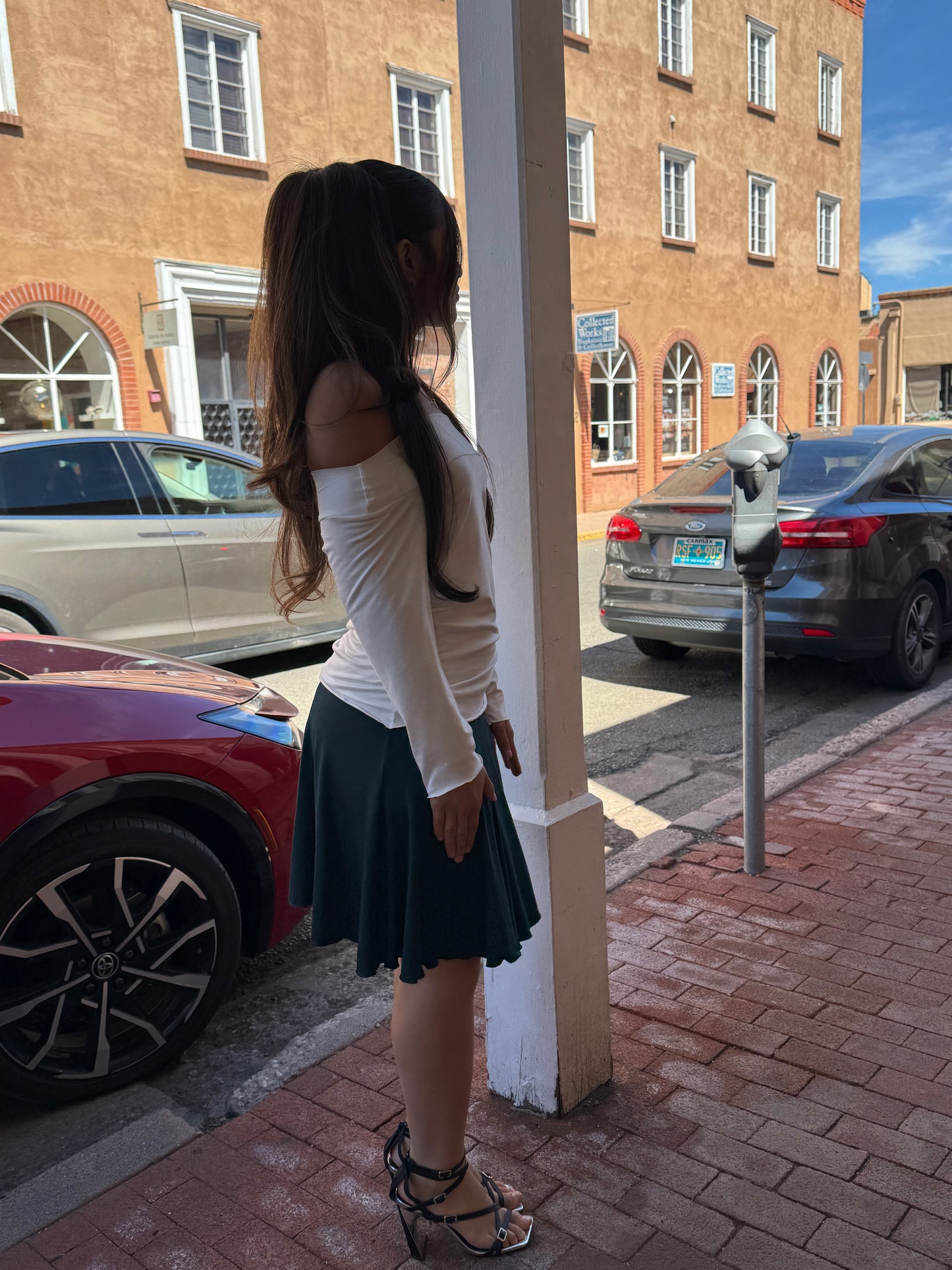 Bucko | Isabel Gore Skirt | Deep Teal