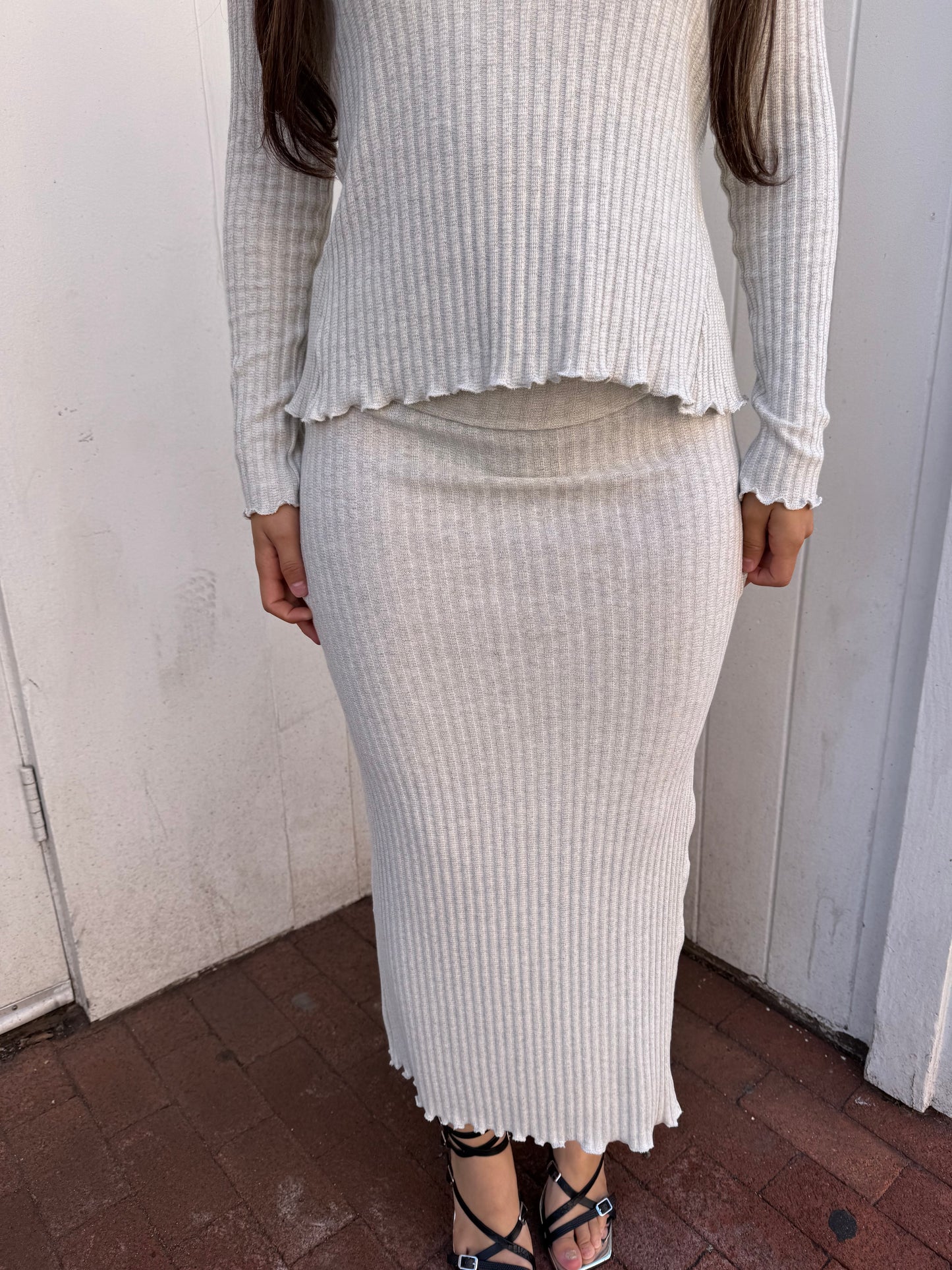 Bucko | Tania Pencil Skirt | Natural