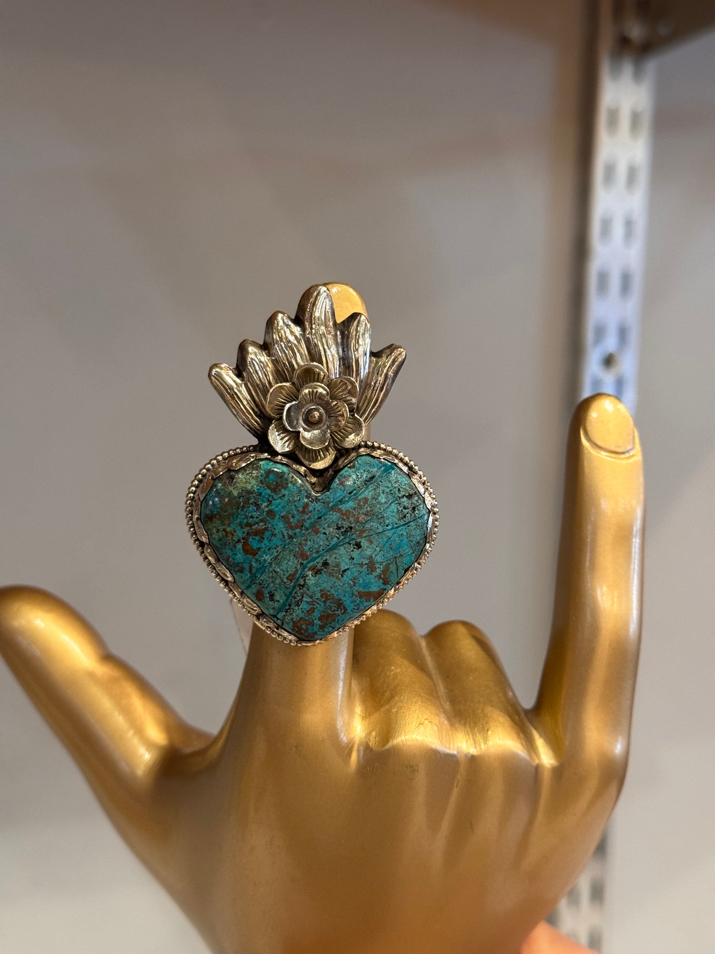 Tara Gasparian | Chrysocolla Heart Ring