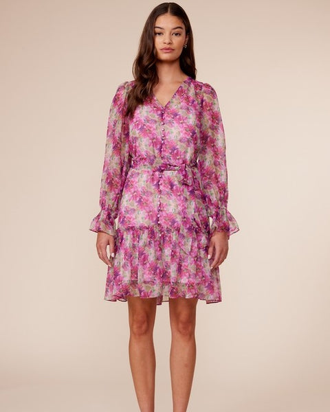 Lucy Paris- Hyacinth Mini Dress- Floral