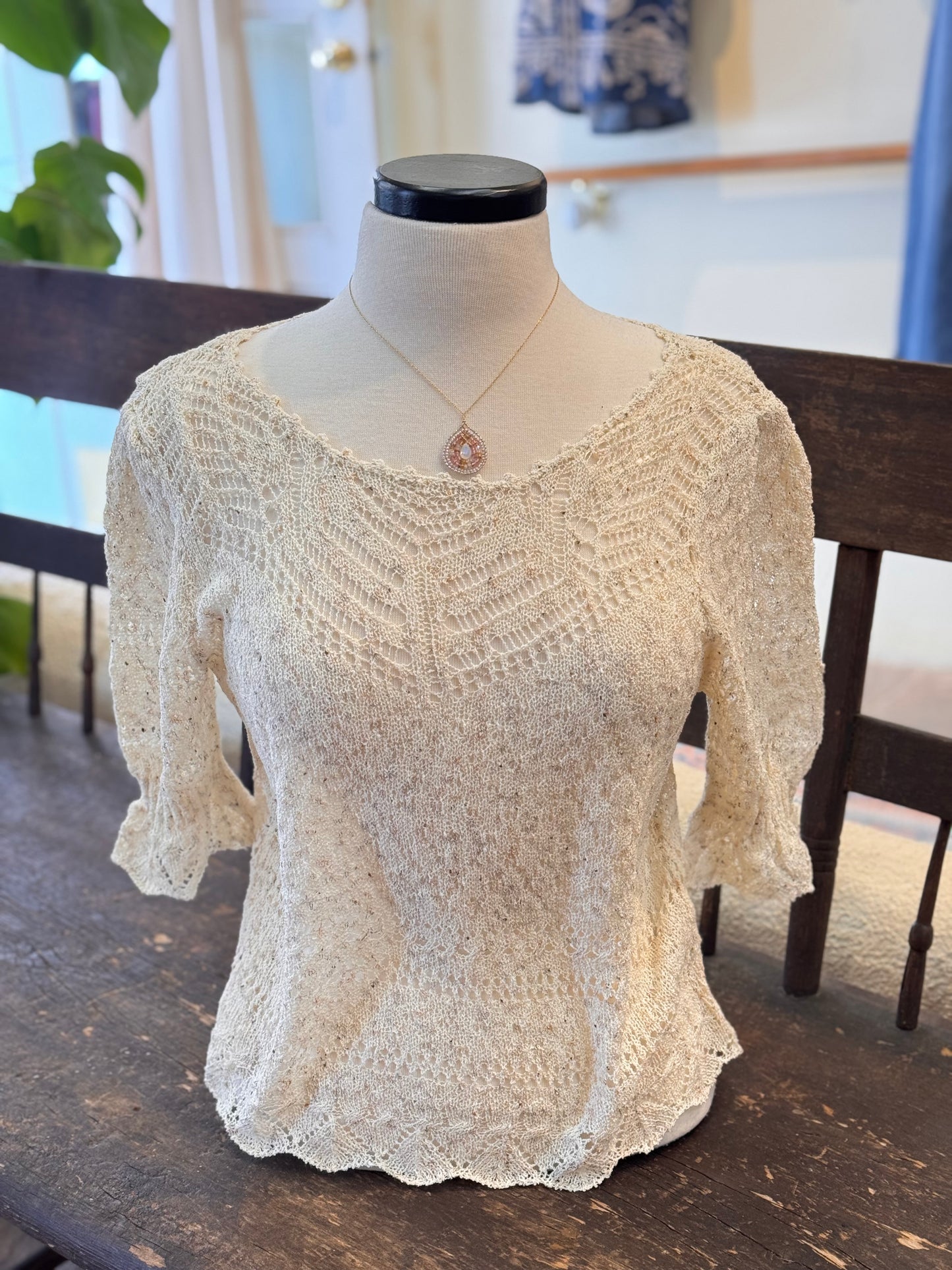 Coco Y Club | Short Sleeve Knit Top