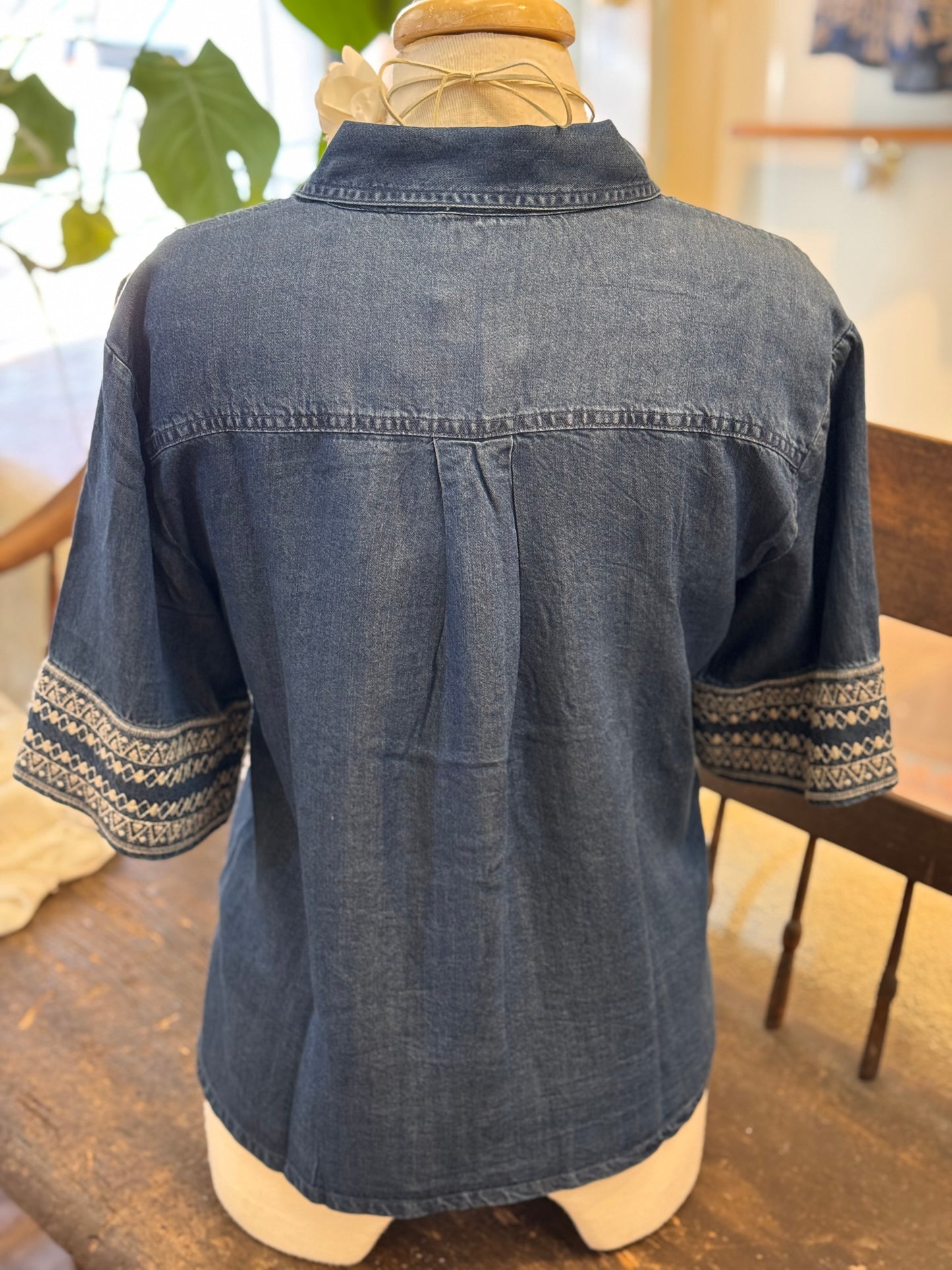 Johnny Was | Short Kimono Sleeve Shirt