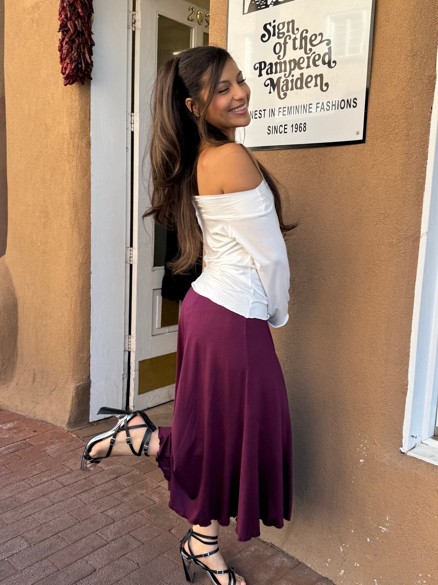 Bucko | Denise Gore Skirt | Plum