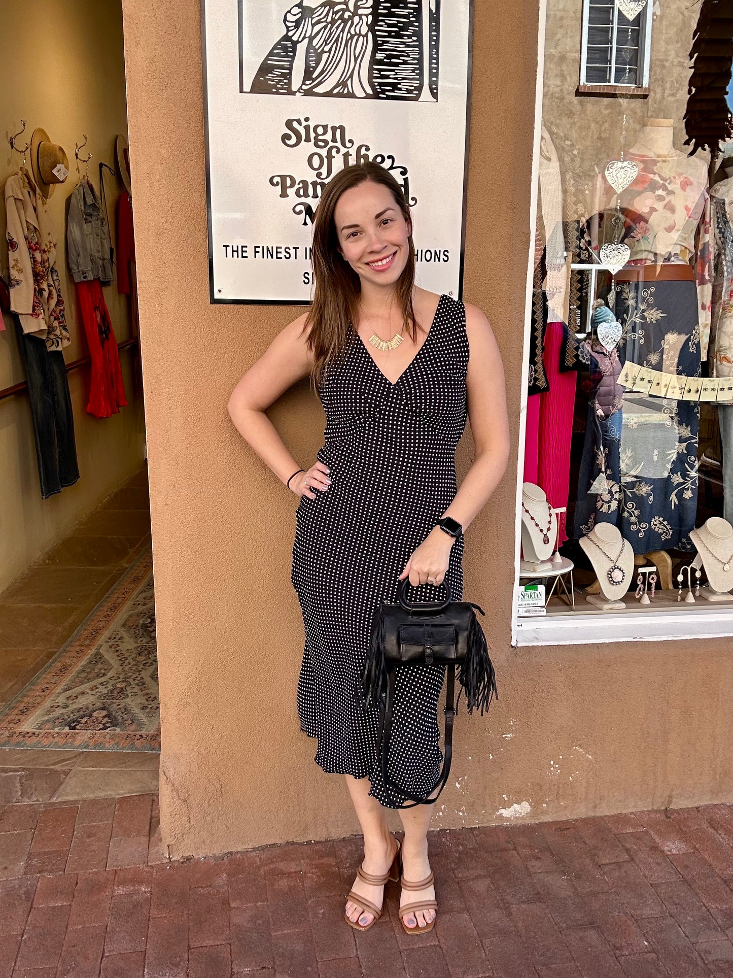 Bucko | Willa Dress | Black Dot