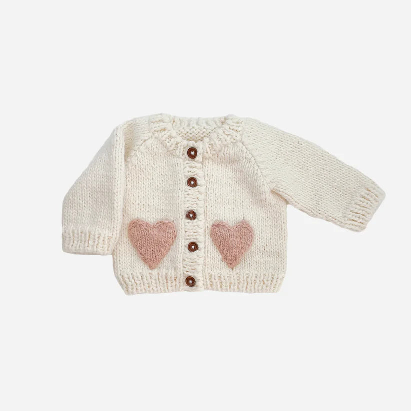 Blueberry Hill | Heart Cardigan