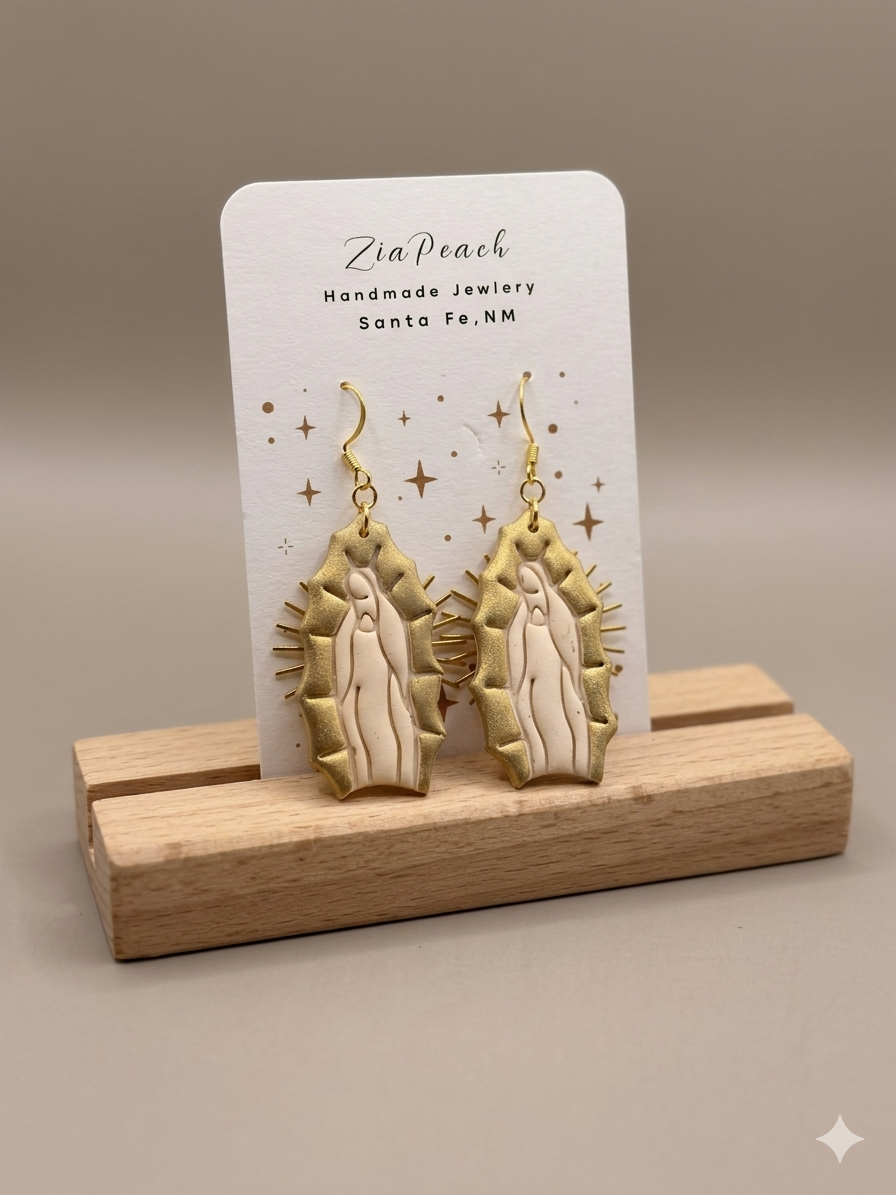 ZiaPeach | Ivory Virgencitas Earrings