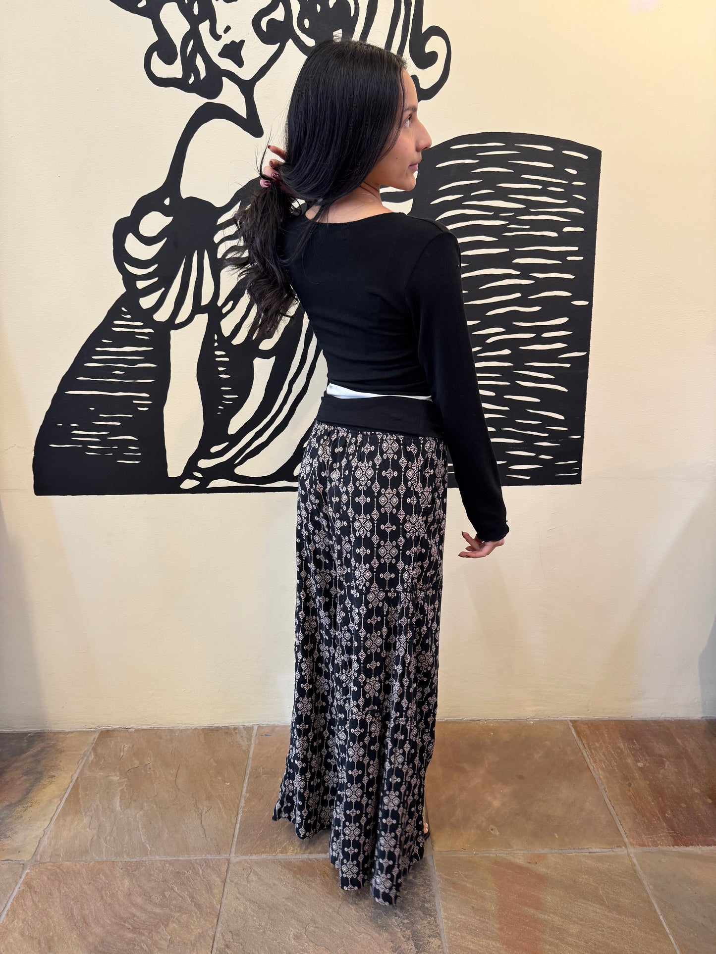 Bucko | Tiered Pants | B/G Medallion