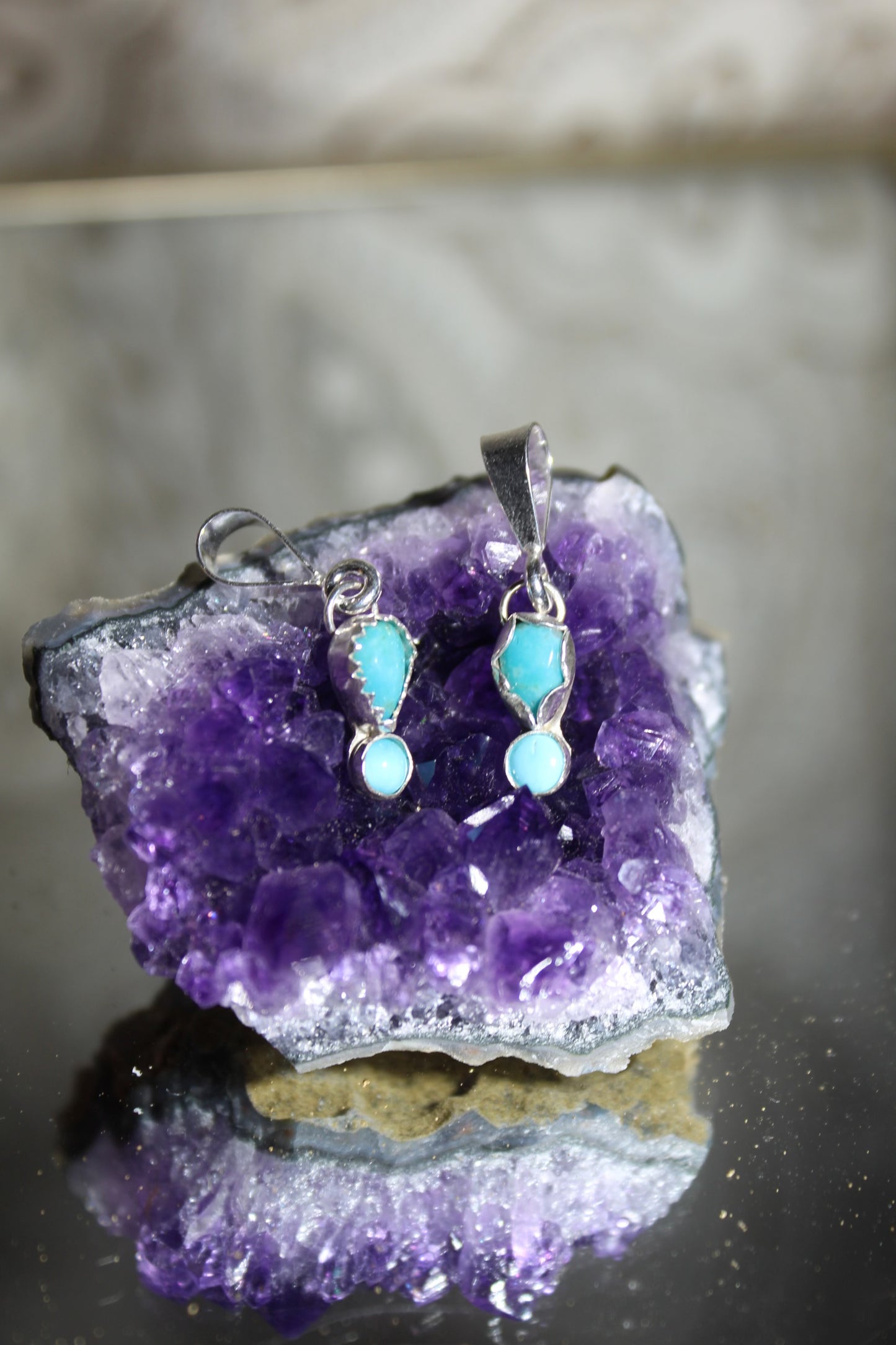 Skyli Designs- Turquoise Droplet Pendant