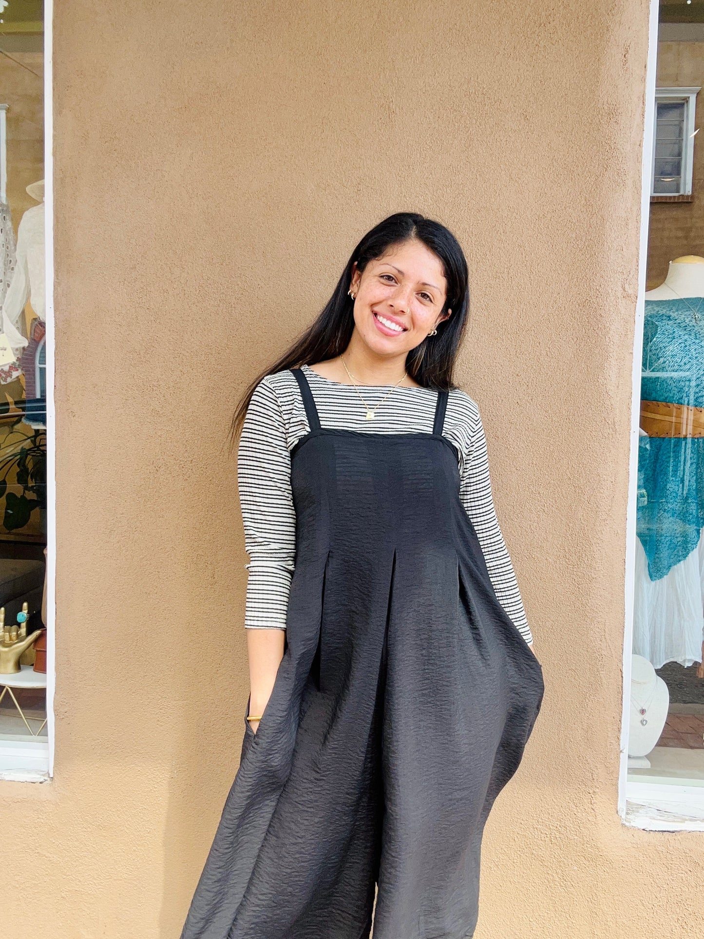 Cutloose-Cropped Jumpsuit
