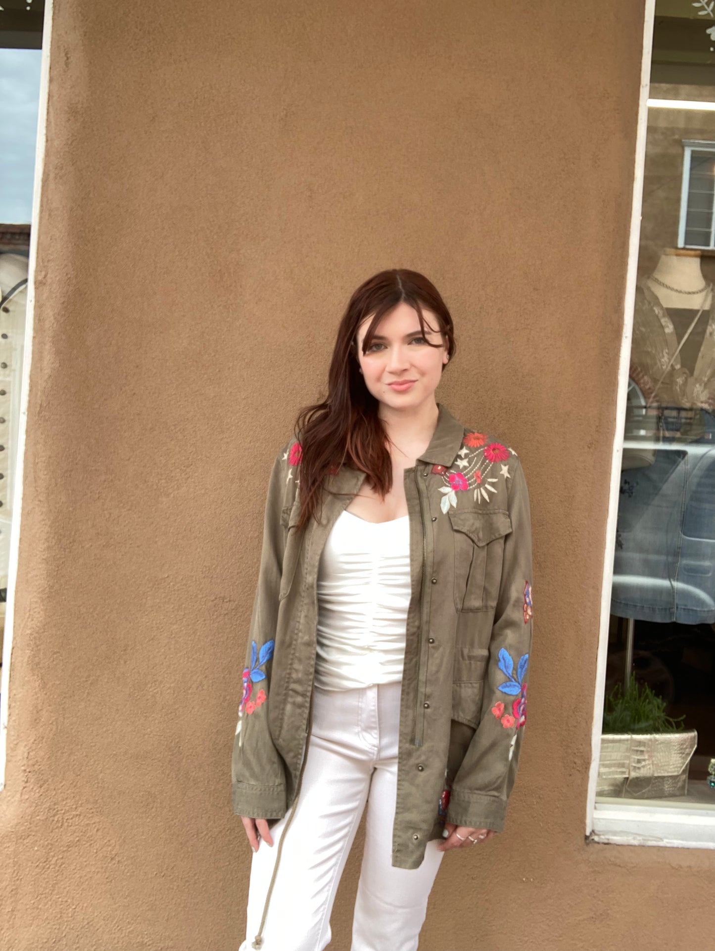 Johnny Was- Mika Military Jacket- Army