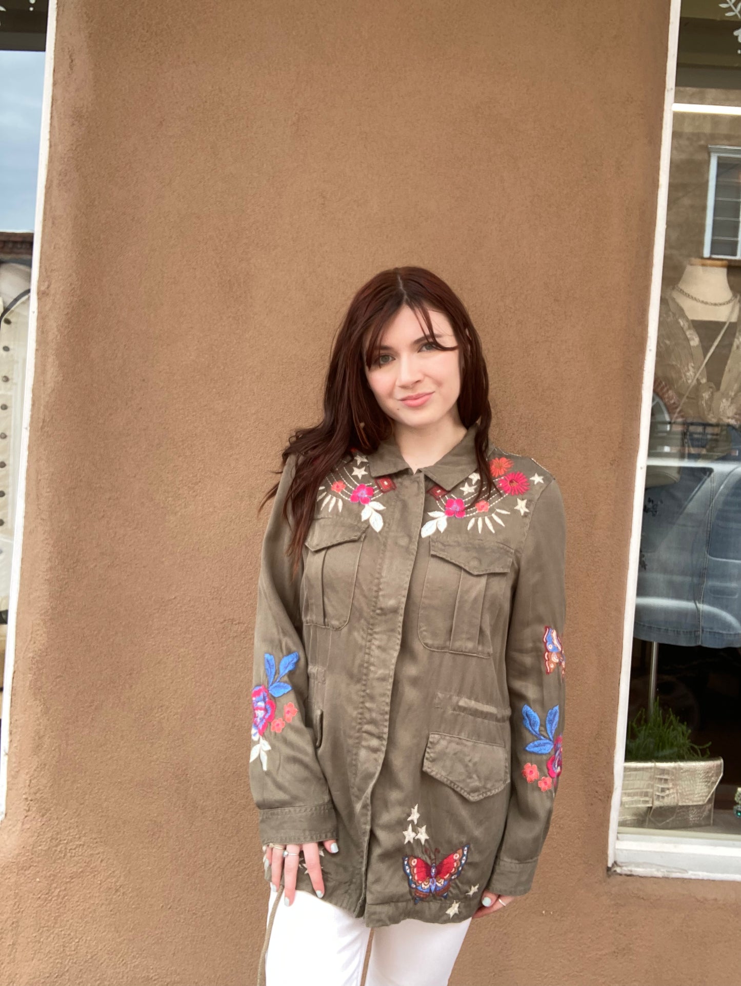 Johnny Was- Mika Military Jacket- Army
