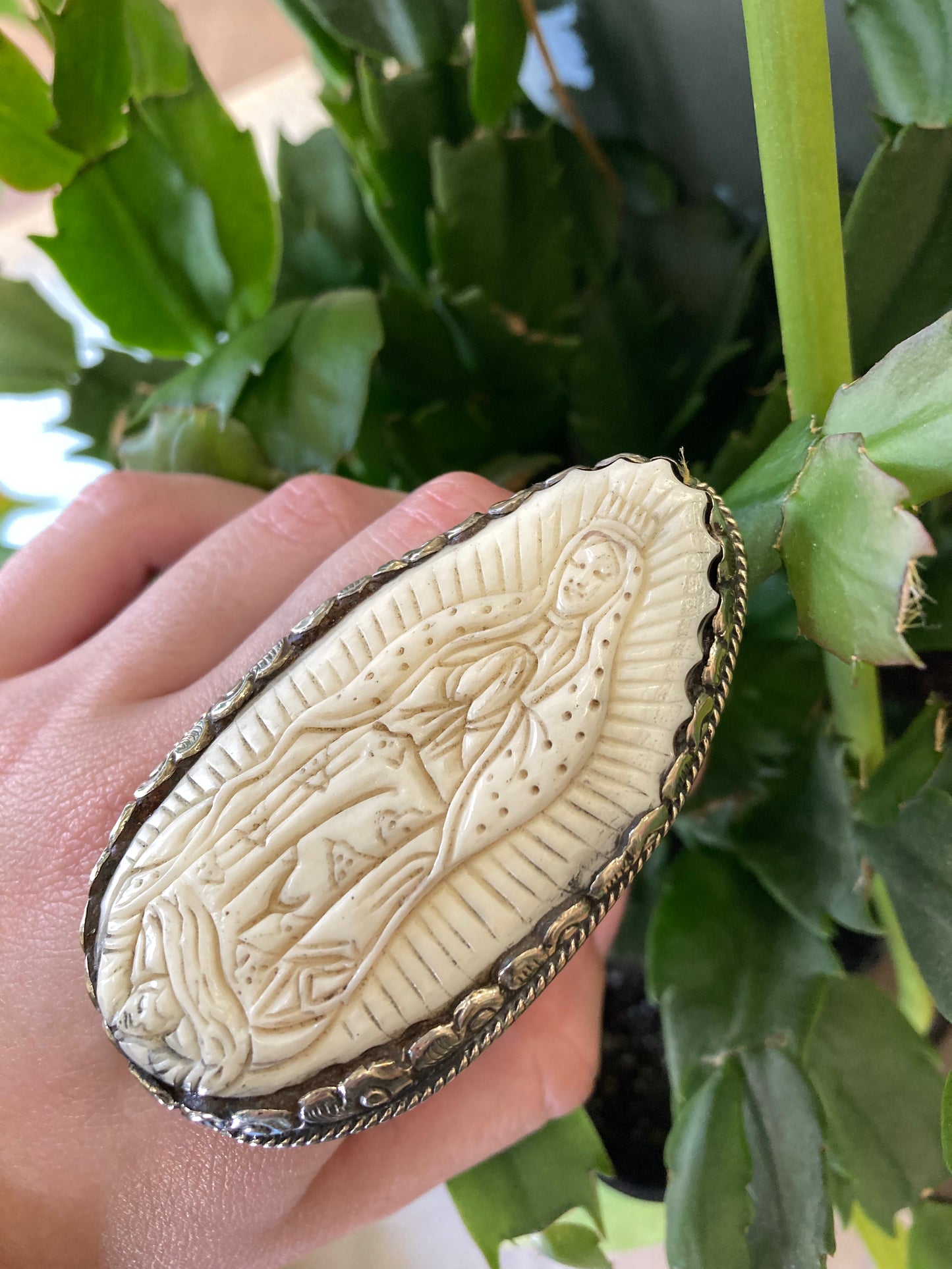 Tara Gasparian- Bone Guadalupe Ring