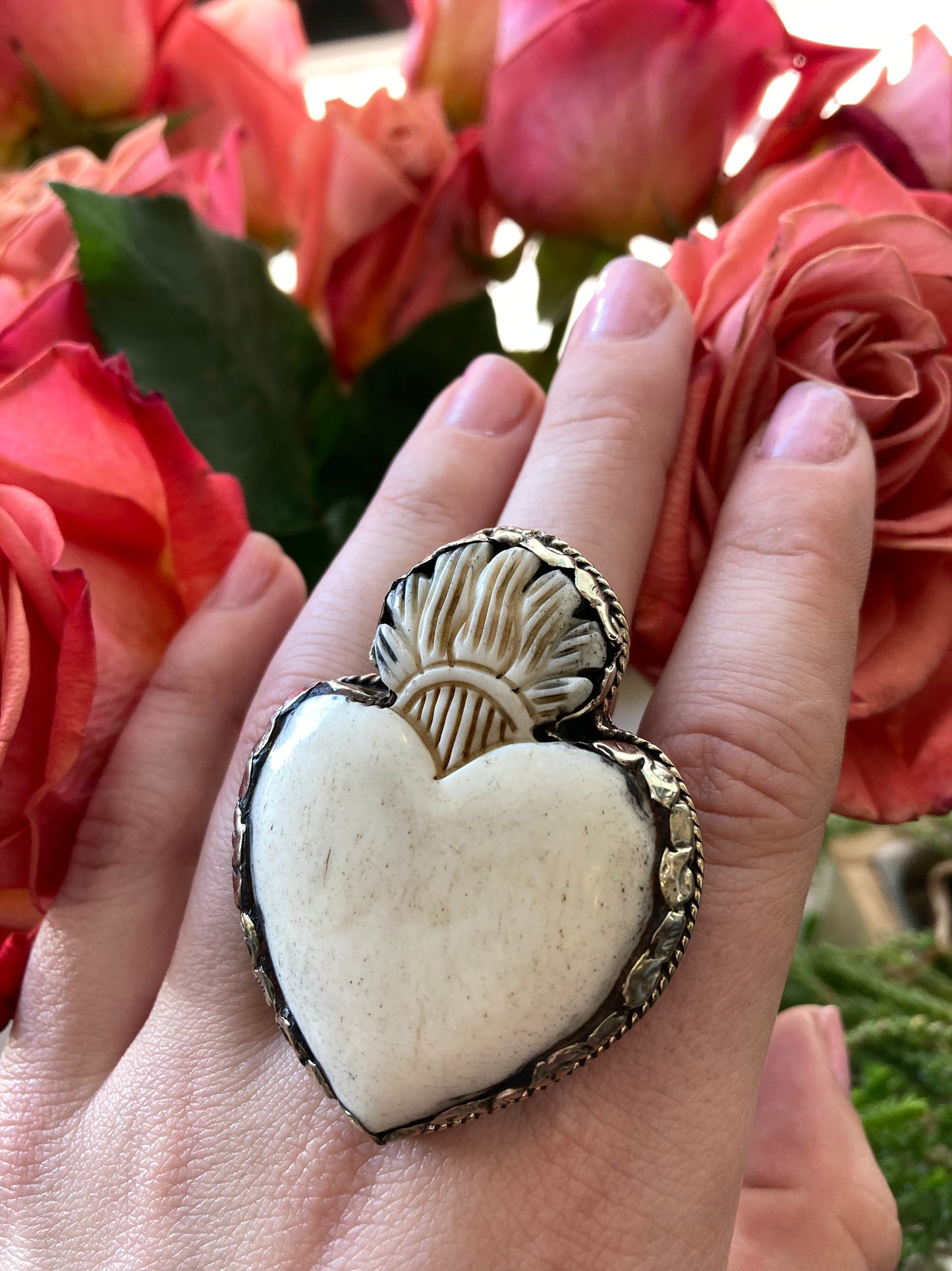 Tara Gasparian- Flaming Heart Ring