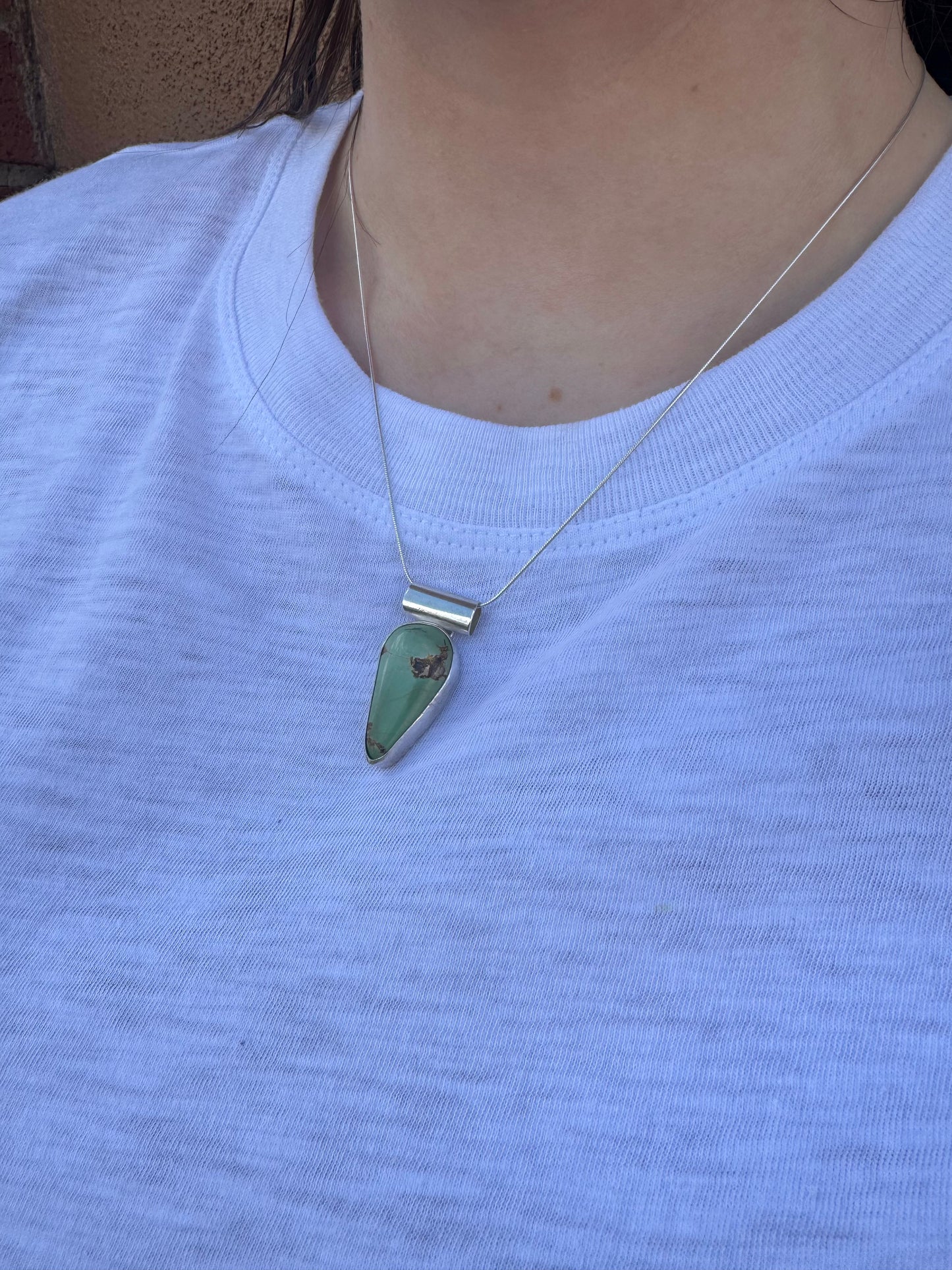 Skyli Design | Pear Shaped Turquoise Statement Pendant