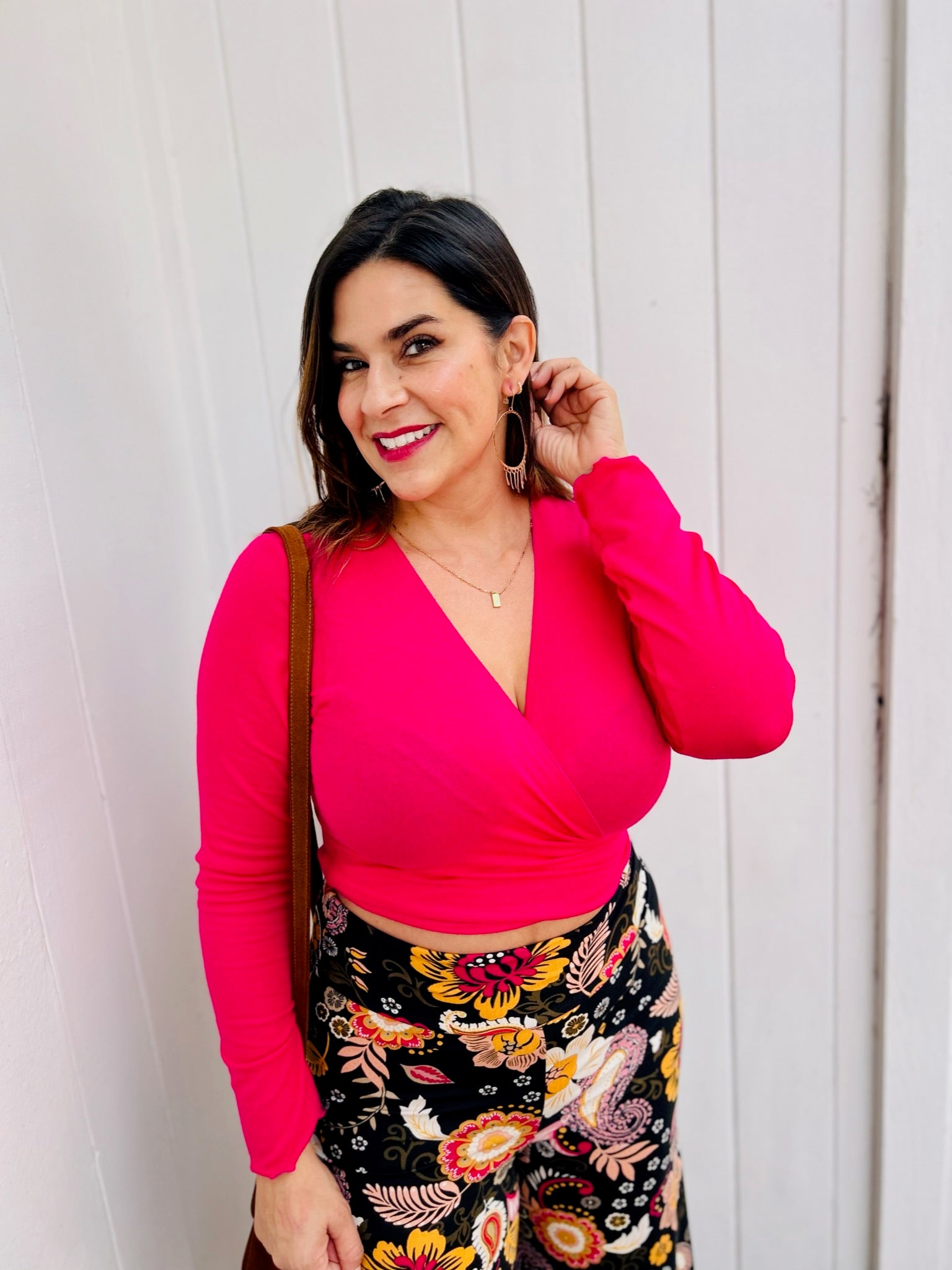 Hot pink shrug plus size hotsell