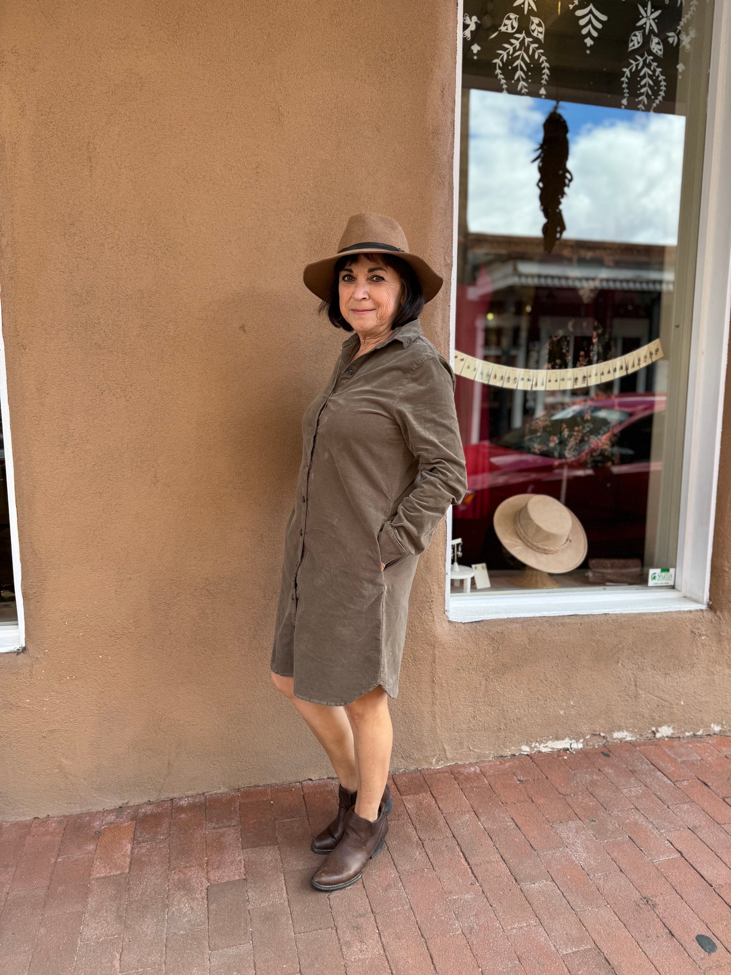 Cutloose | Corduroy Shirt Dress