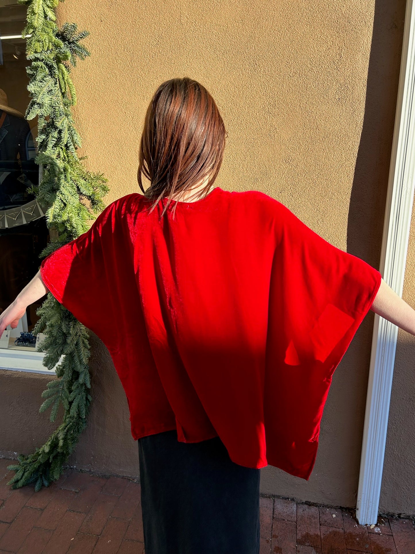 Cutloose | Velvet Shawl Cardi