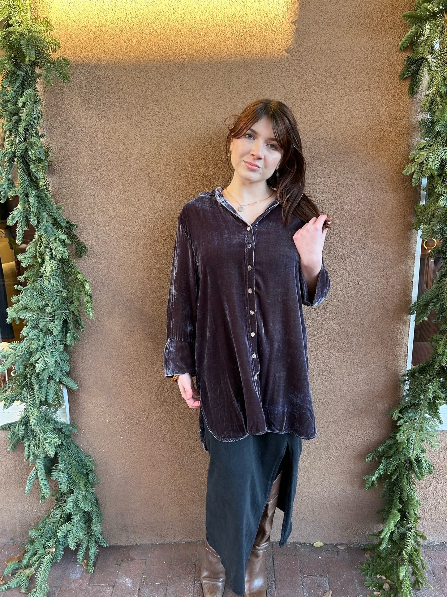 Cutloose | Velvet Easy Shirt