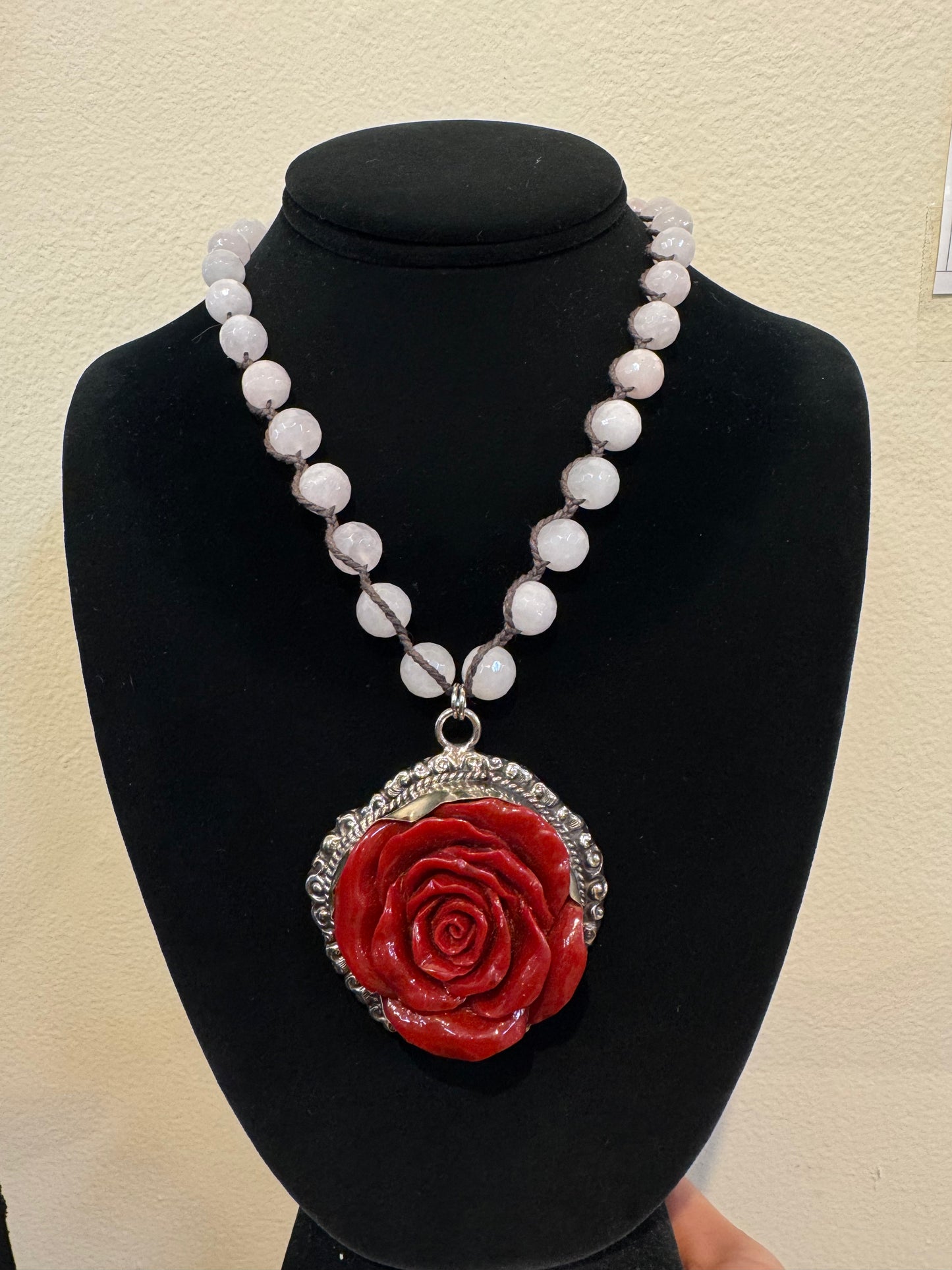 Tara Gasparian | Red Rose Necklace