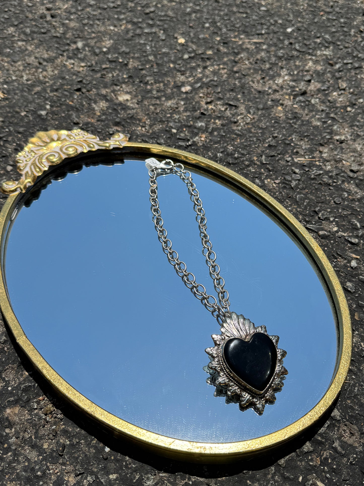 Tara Gasparian | Onyx Heart Necklace