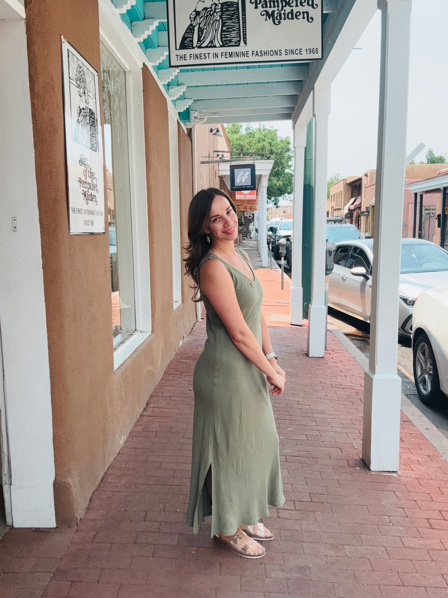 Bucko | V/L Maxi Dress | Olive
