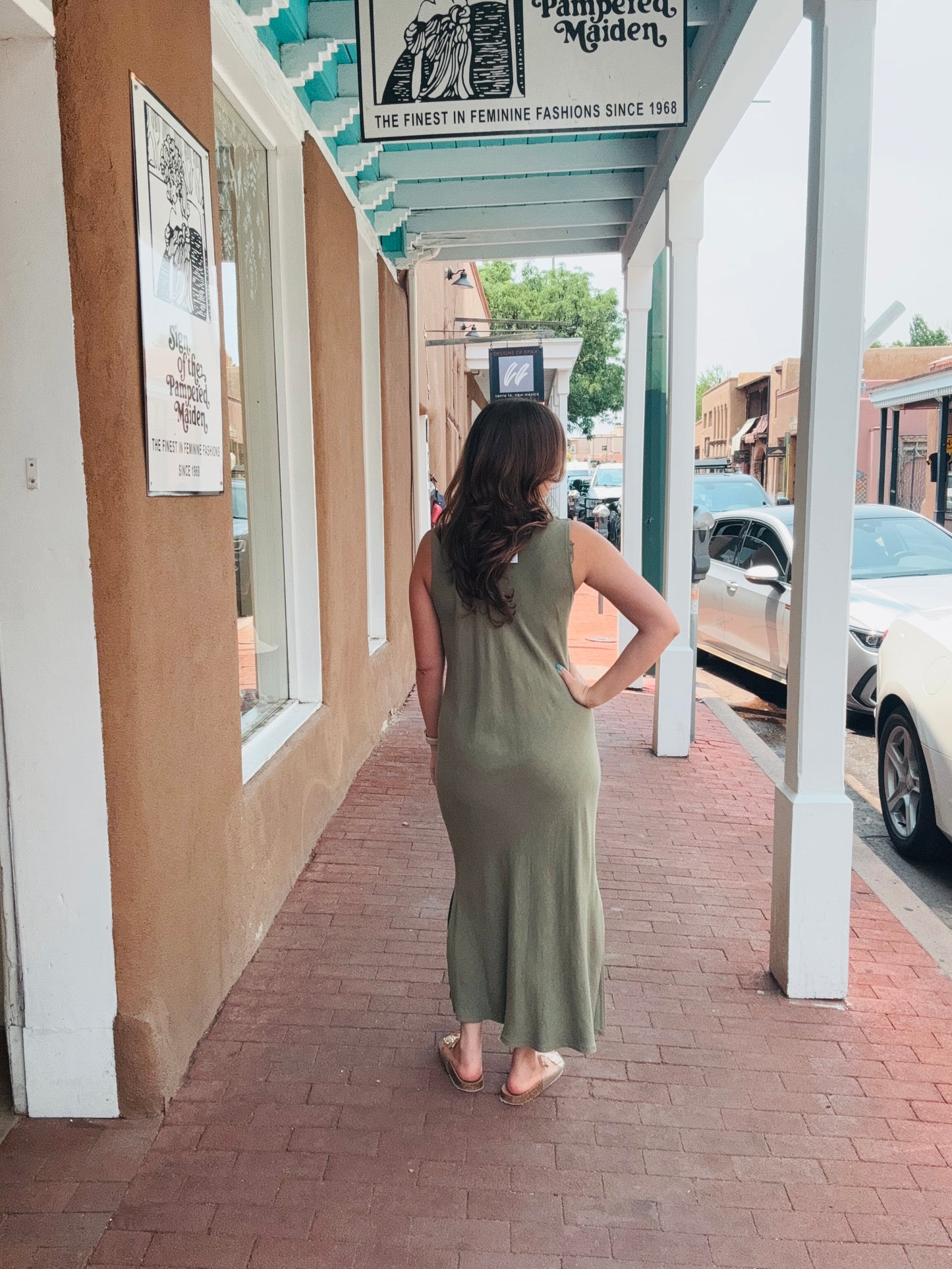 Bucko | V/L Maxi Dress | Olive