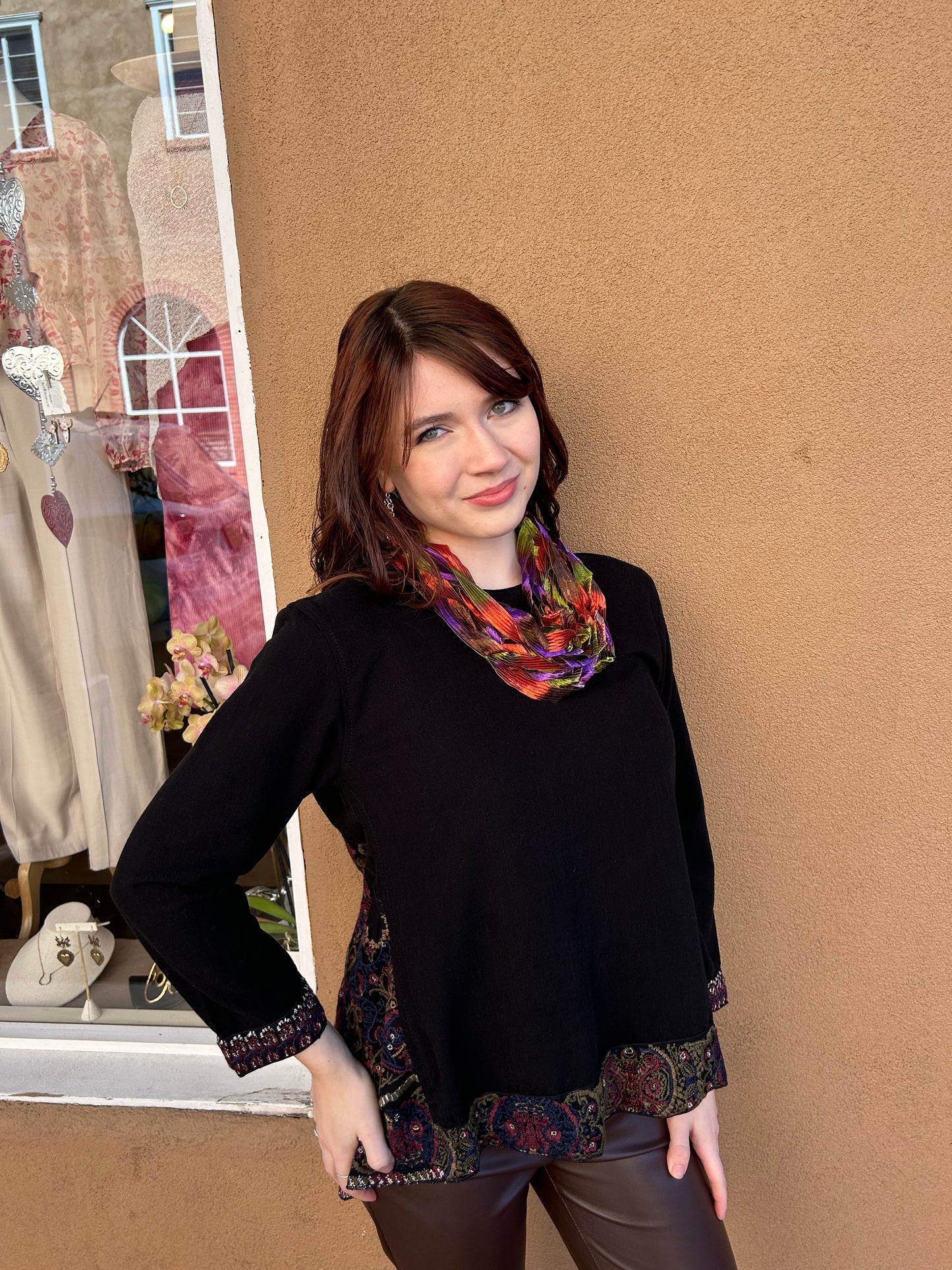 Hand Dyed Ribbon Necklace