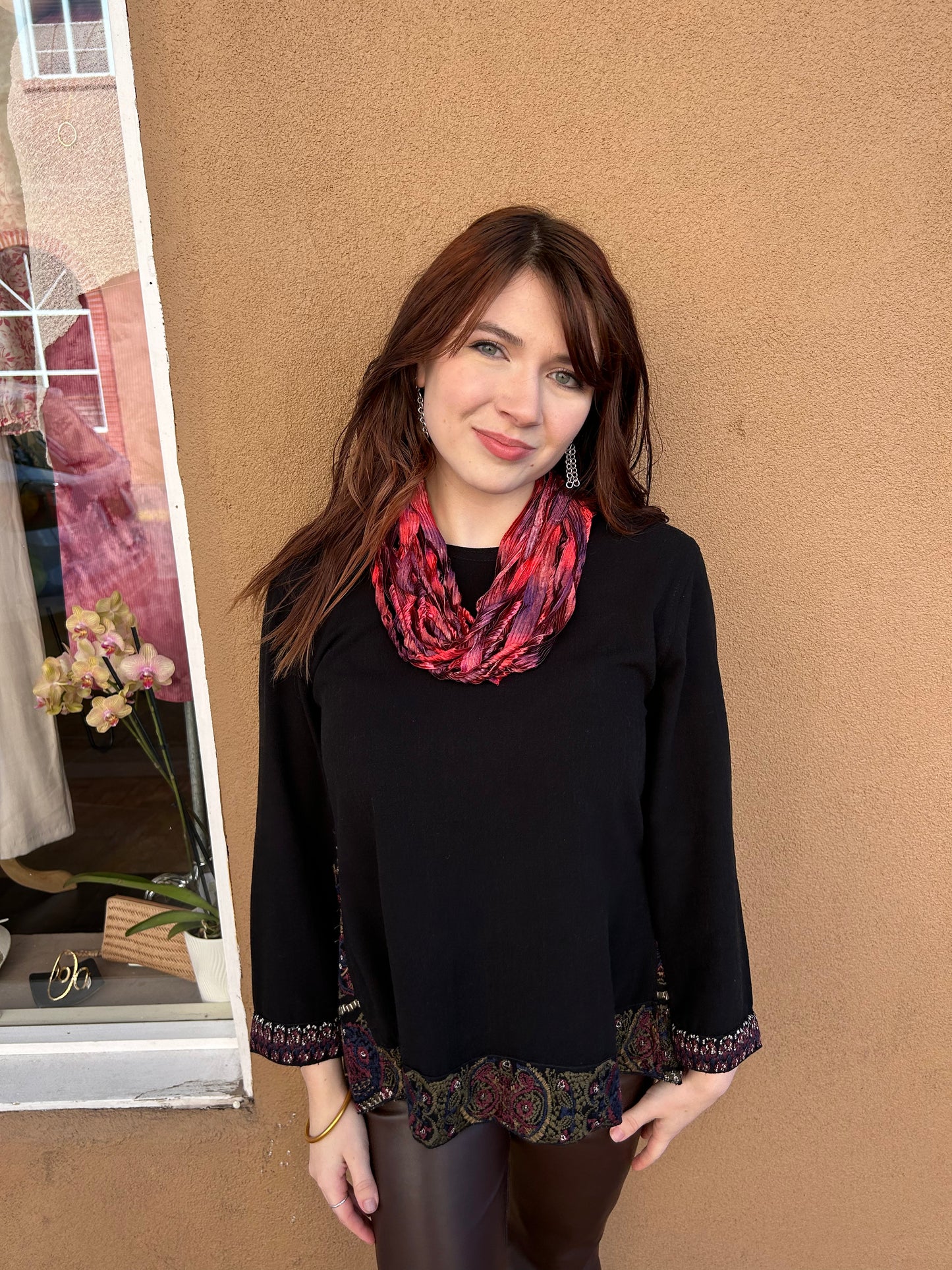 Hand Dyed Ribbon Necklace