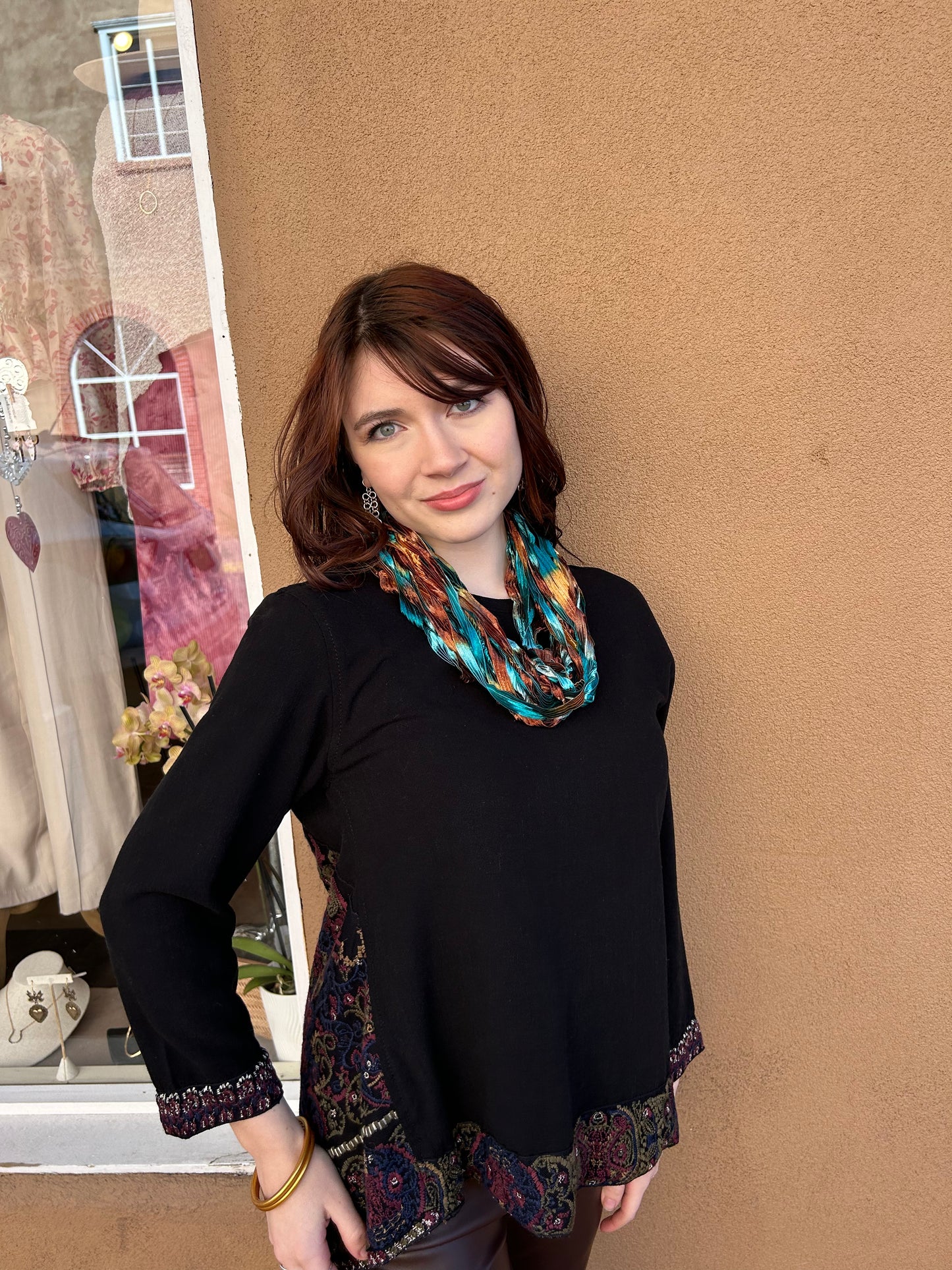 Hand Dyed Ribbon Necklace